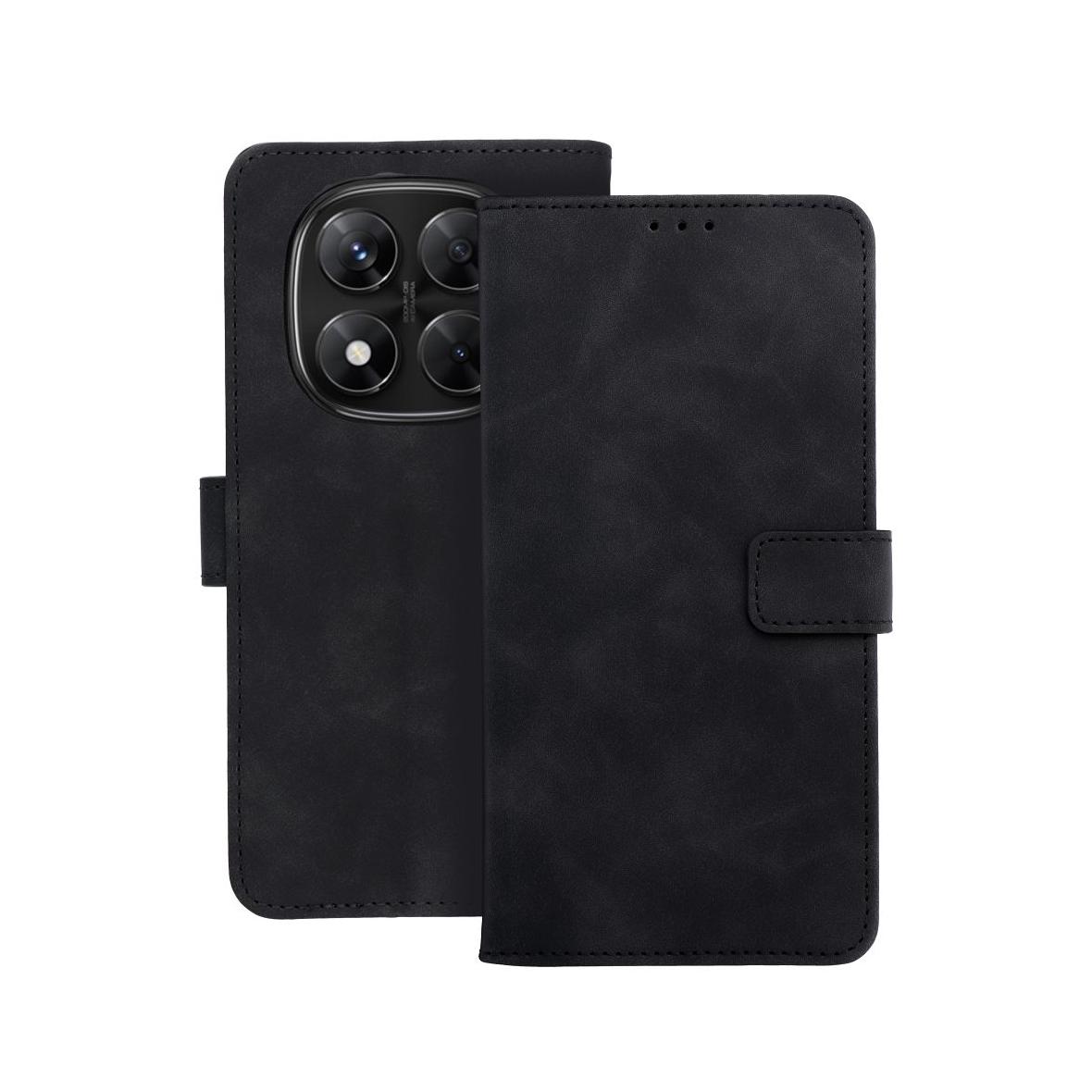 Etui z klapką na Xiaomi Redmi NOTE 14 PRO 4G Tender Book czarne