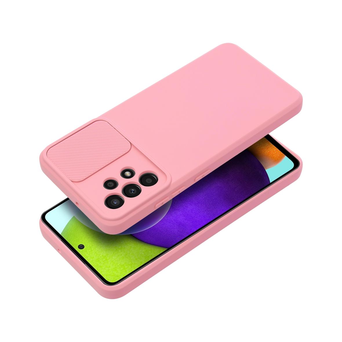 Futerał do Samsung A35 5G Slide jasnoróżowy