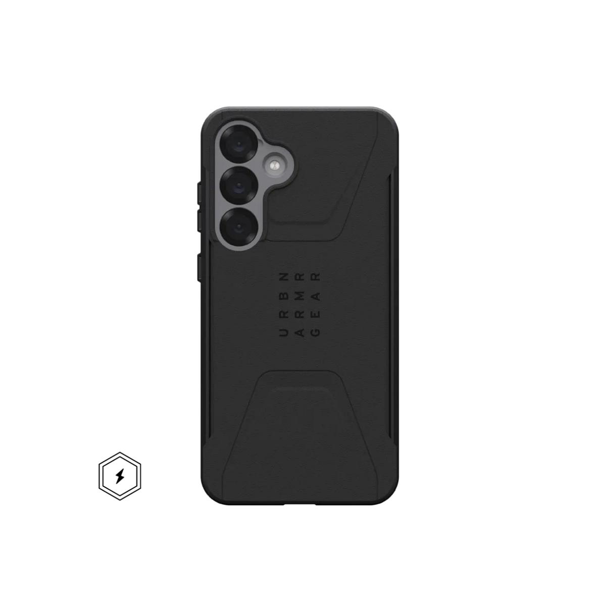 UAG Urban Armor Gear futerał CIVILIAN PRO z wbudowanym modułem magnetycznym do SAMSUNG S25 Plus 5G black