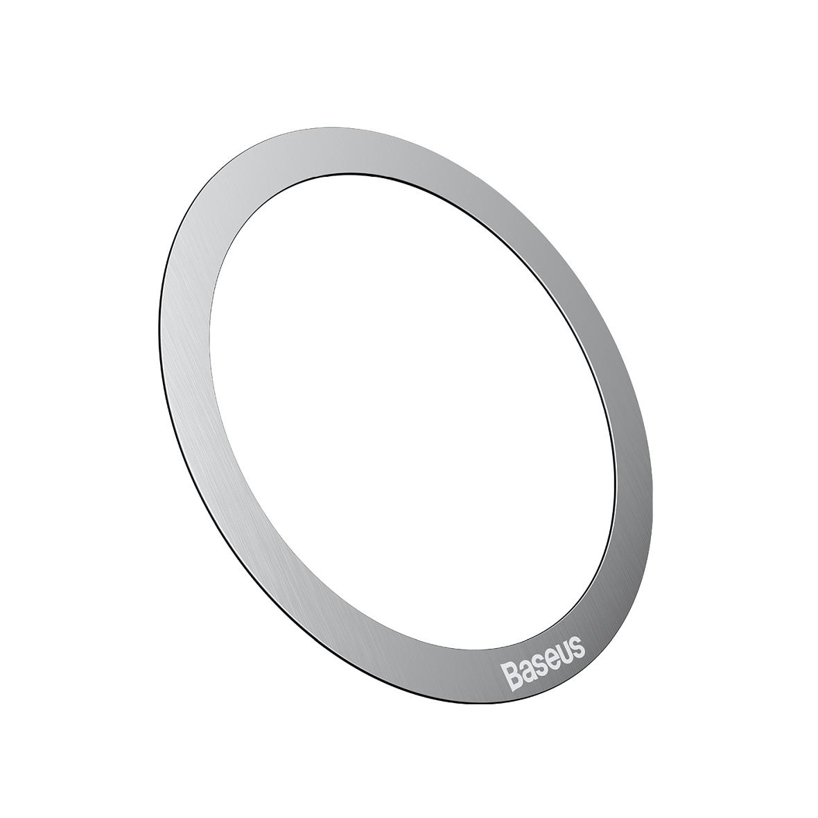 BASEUS blaszki uniwersalne kompatybilne z MagSafe PCCH000012 2 sztuki srebrne