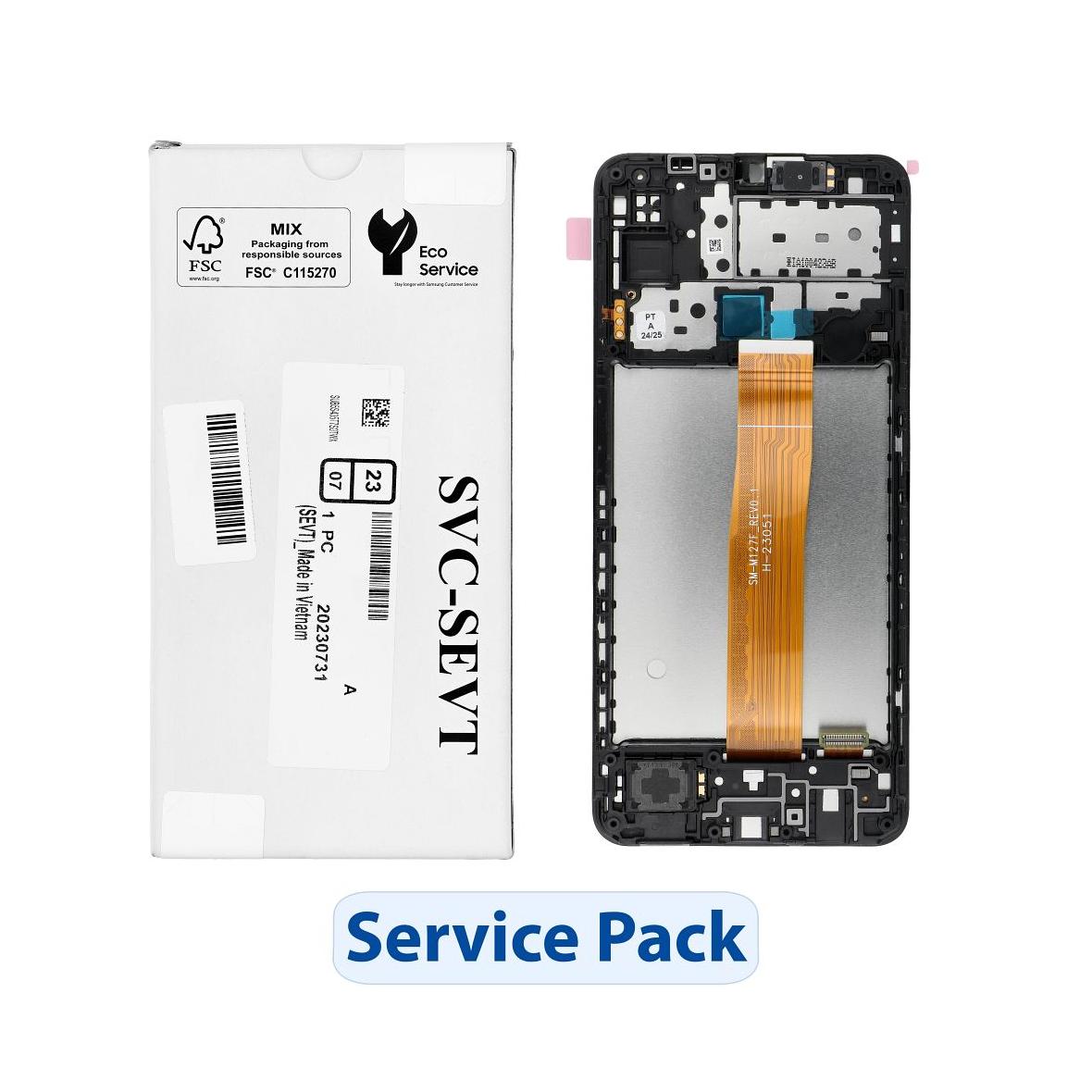 ServicePack Wyświetlacz LCD SAMSUNG M12 M127F GH82-25042A
