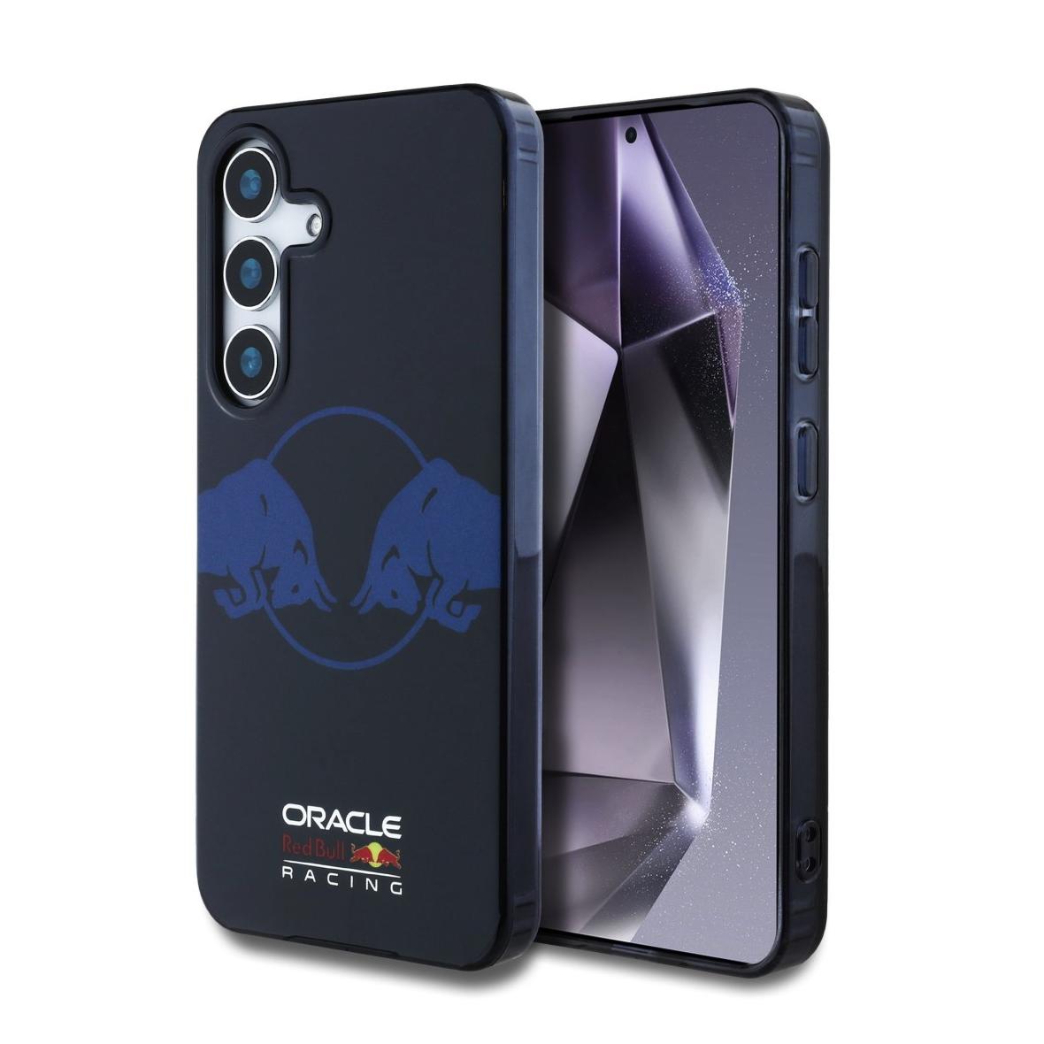 RED BULL futerał do SAMSUNG S25 RBHMS25S24HIDBV (Magnetic IML Transparent PC Two Bulls) navy