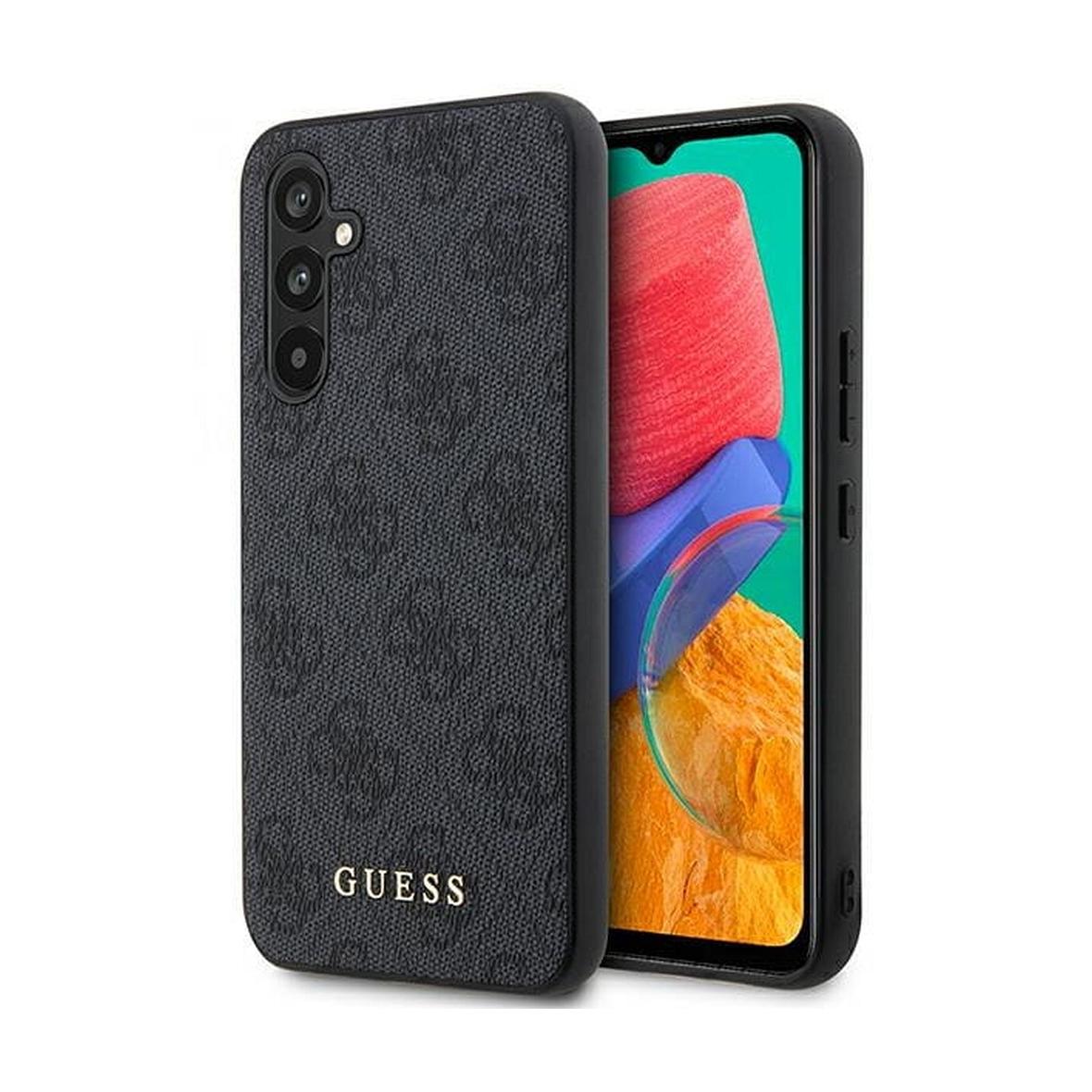 GUESS futerał do SAMSUNG A54 GUHCSA54G4GFGR (4G Metal Gold Logo) szary