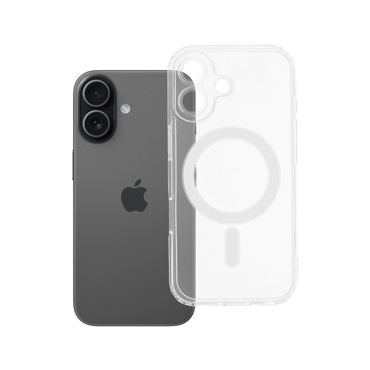 Futerał do iPhone 17 Clear Mag Cover (STR / CAMERA PROTECTION) zgodny z MagSafe  transparent
