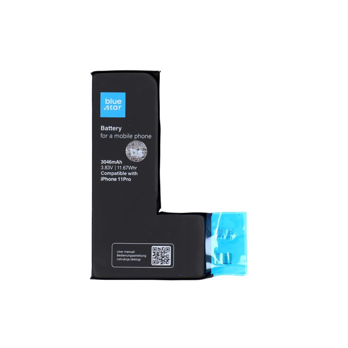 Bateria bez BMS do iPhone 11 PRO 3046 mAh Blue Star HQ