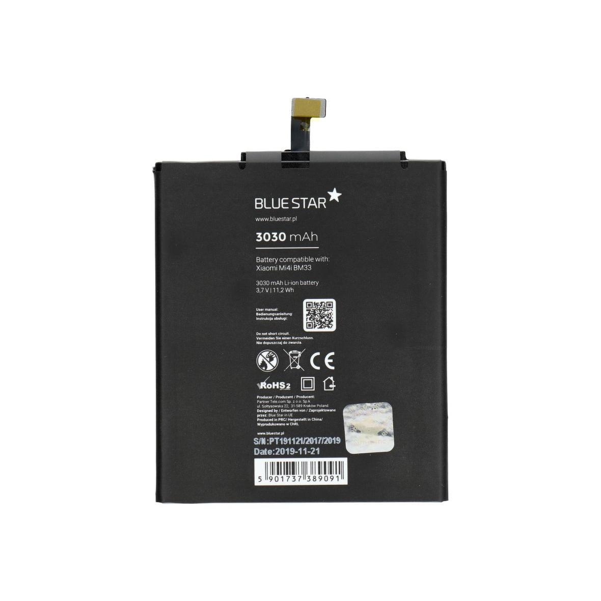 Bateria do Xioami Mi4i (BM33) 3030 mAh Blue Star