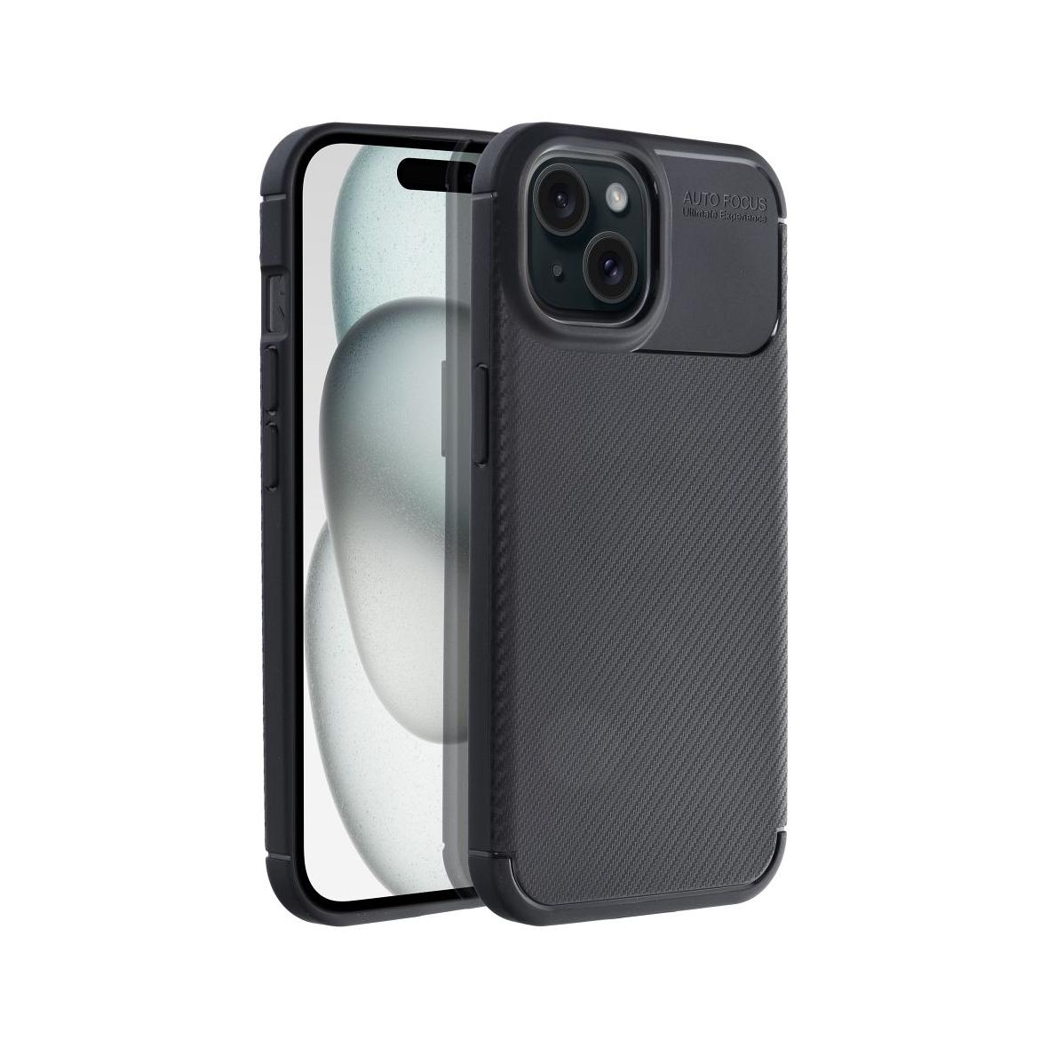 Futerał do iPhone 15 Carbon Premium czarny