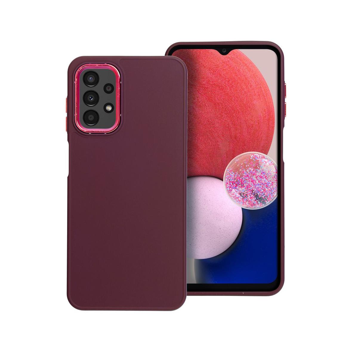 Futerał do Samsung A13 5G / A04S Frame fioletowy