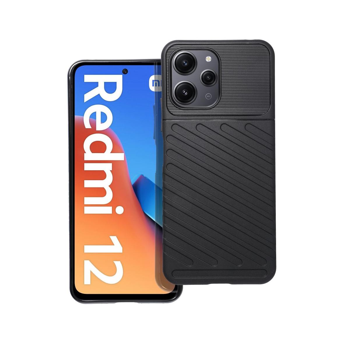 Futerał do Xiaomi Redmi 12 4G Thunder czarny