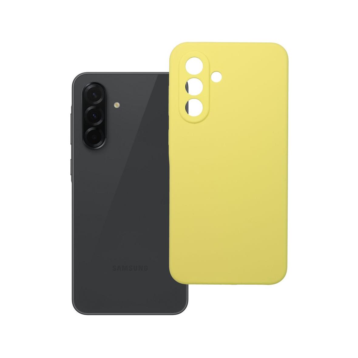 Futerał do Samsung A36 5G Silicone 2mm żółty