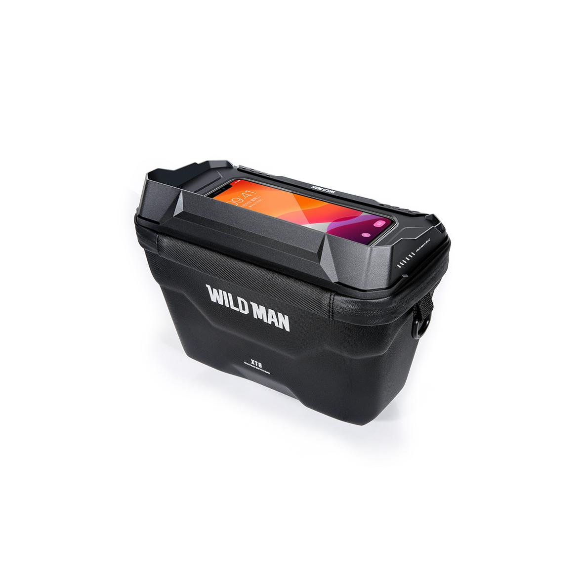WILDMAN sakwa rowerowa na kierownicę na zamek 3L (4"-7") XT8 czarna