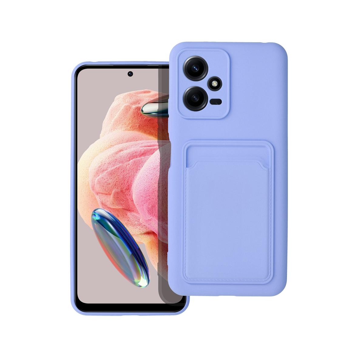 Futerał CARD CASE do XIAOMI Redmi NOTE 12 5G fioletowy