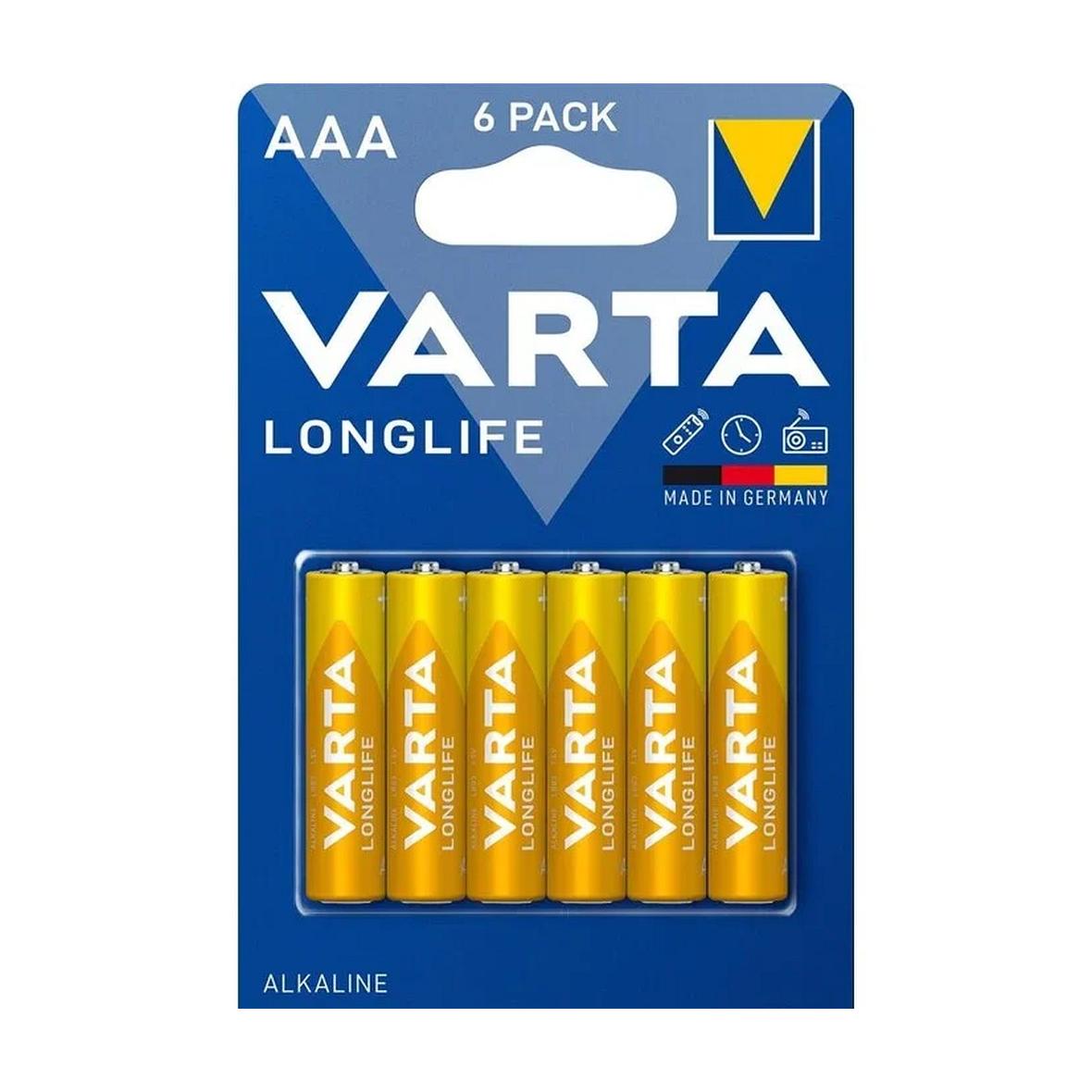 VARTA bateria alkaliczna R3 (AAA) Longlife 6 szt