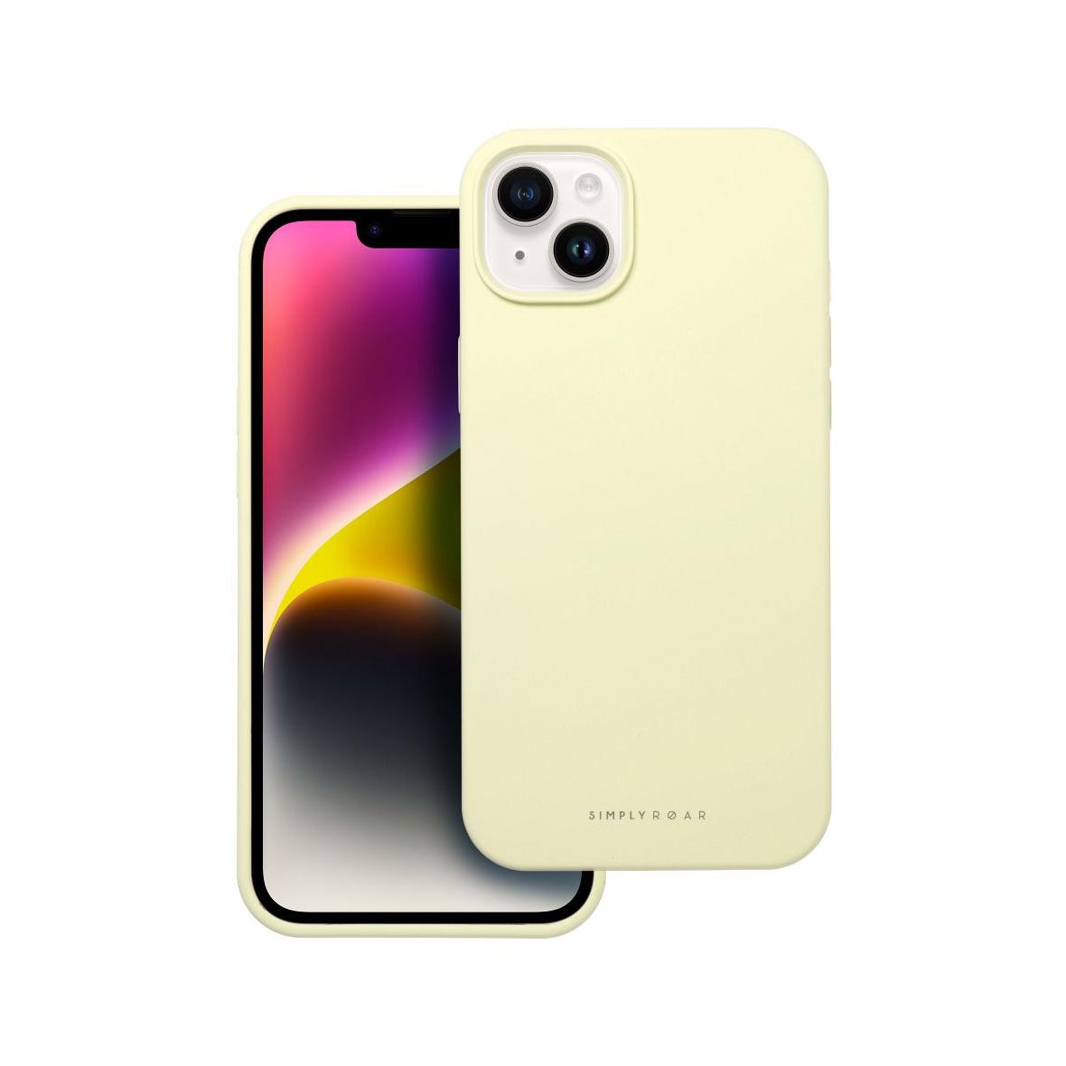 ROAR futerał CLOUD SKIN do IPHONE 14 Plus Jasnożółty