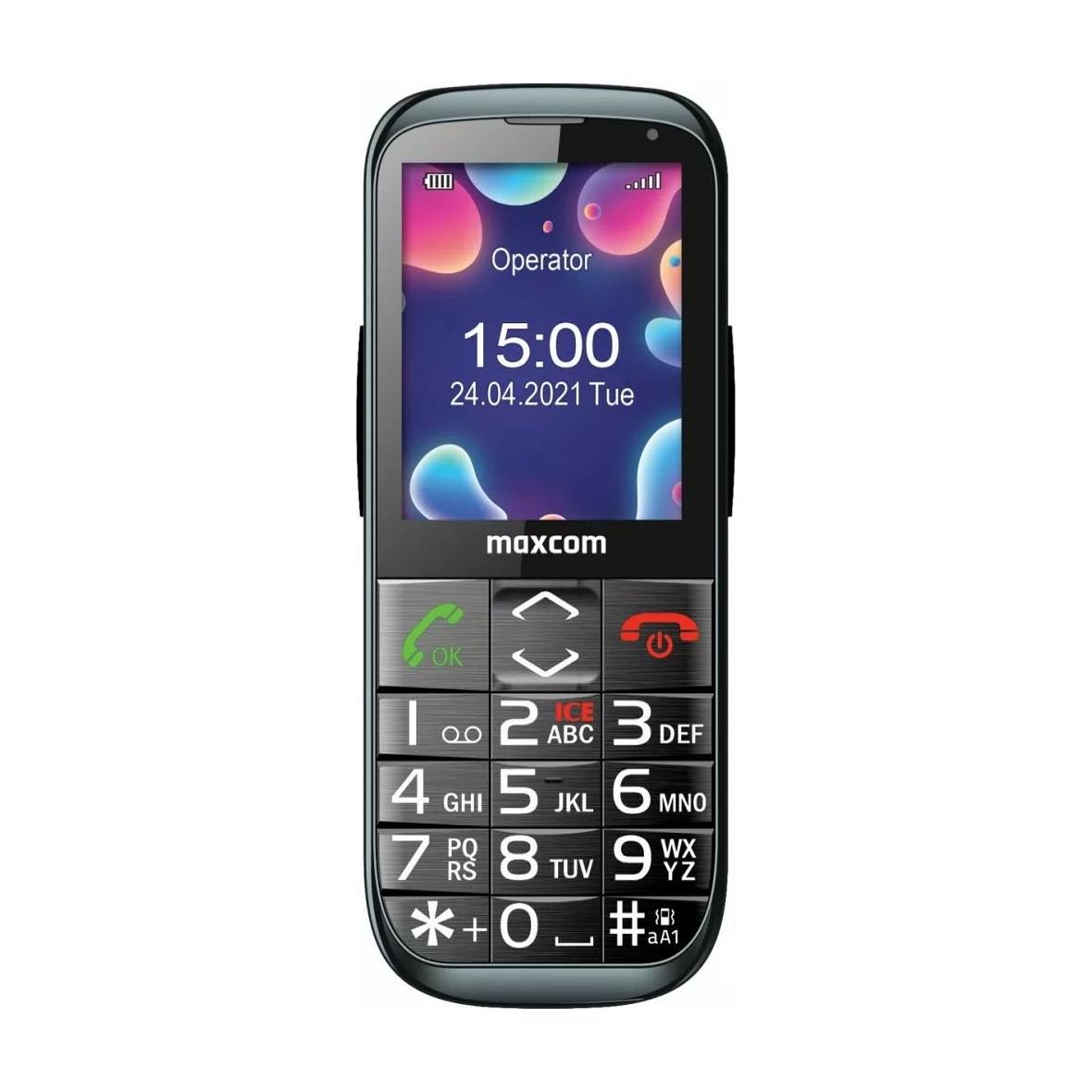 MAXCOM telefon dla seniora Comfort MM724BB czarny