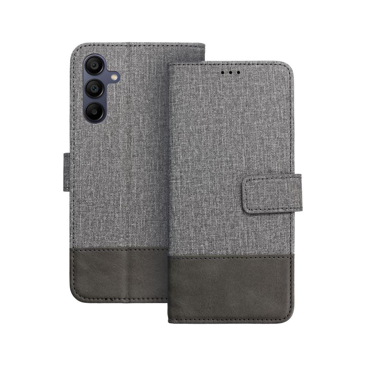 Etui z klapką na Samsung A15 4G / A15 5G Gomma Book szare