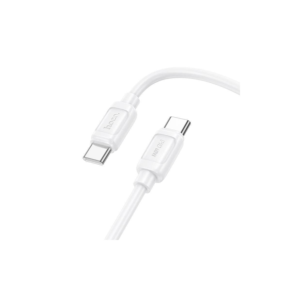 Kabel USB C do USB C Hoco PD 5A 240W 1 m X115 biały