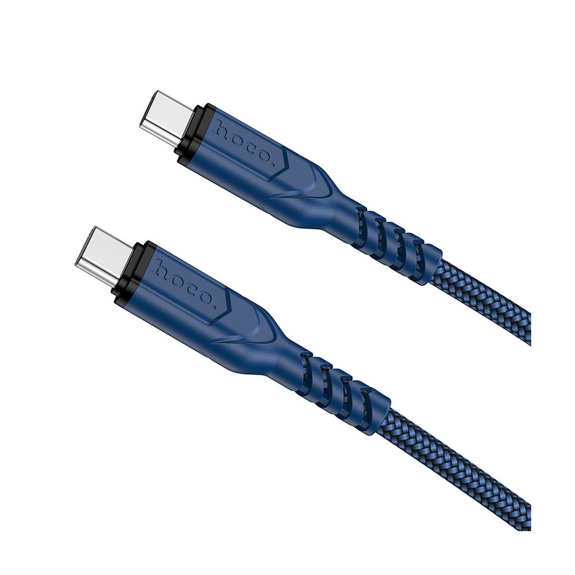 Kabel USB C do USB C Hoco PD QC 3A 60W 2 m X59 niebieski