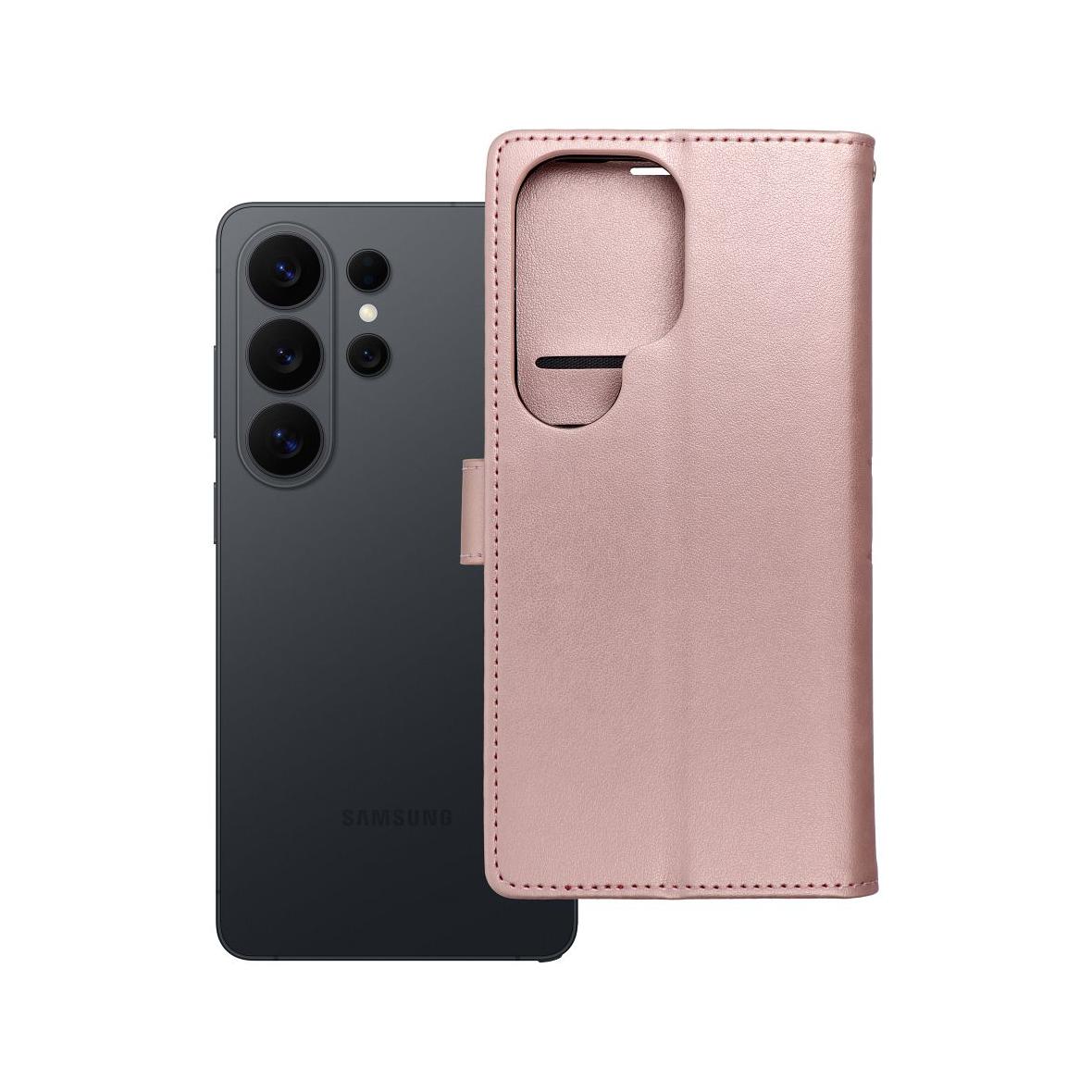 Etui z klapką Mezzo Book na Samsung S26 ULTRA mandala złoty róż