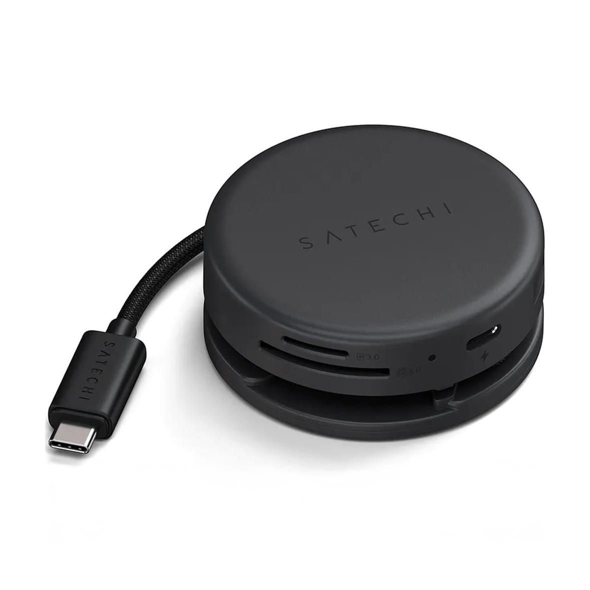 Adapter HUB 7w1 USB C Satechi Multiport ST-POTG7C czarny