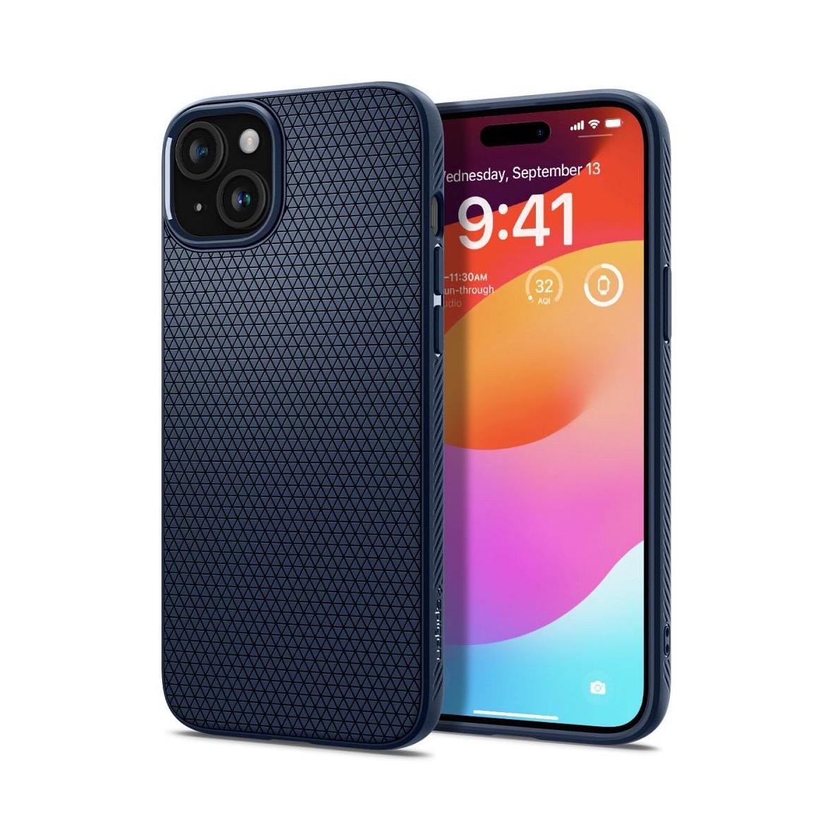 SPIGEN futerał LIQUID AIR do IPHONE 15 navy blue