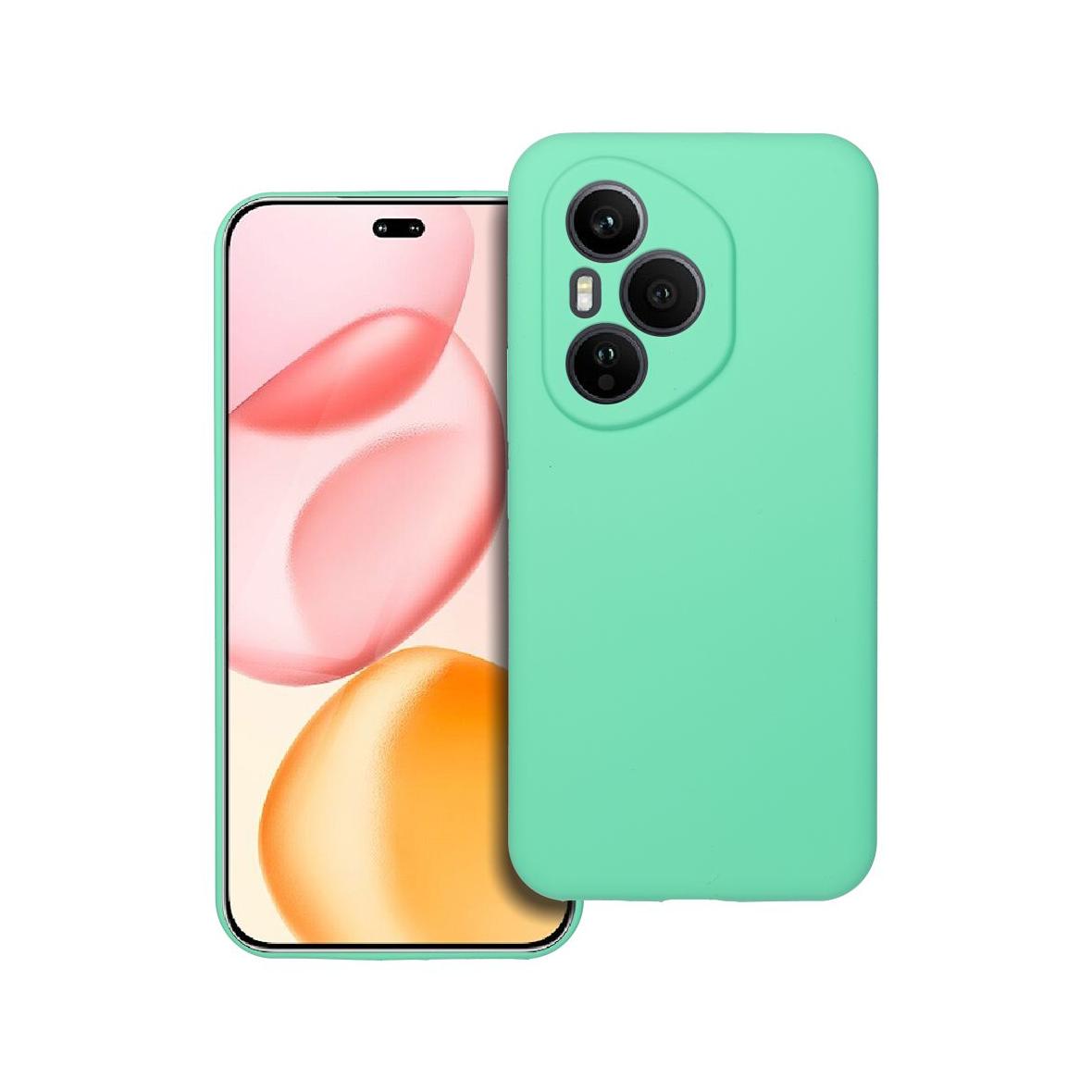 Futerał do Honor 400 PRO Silicone 2mm miętowy