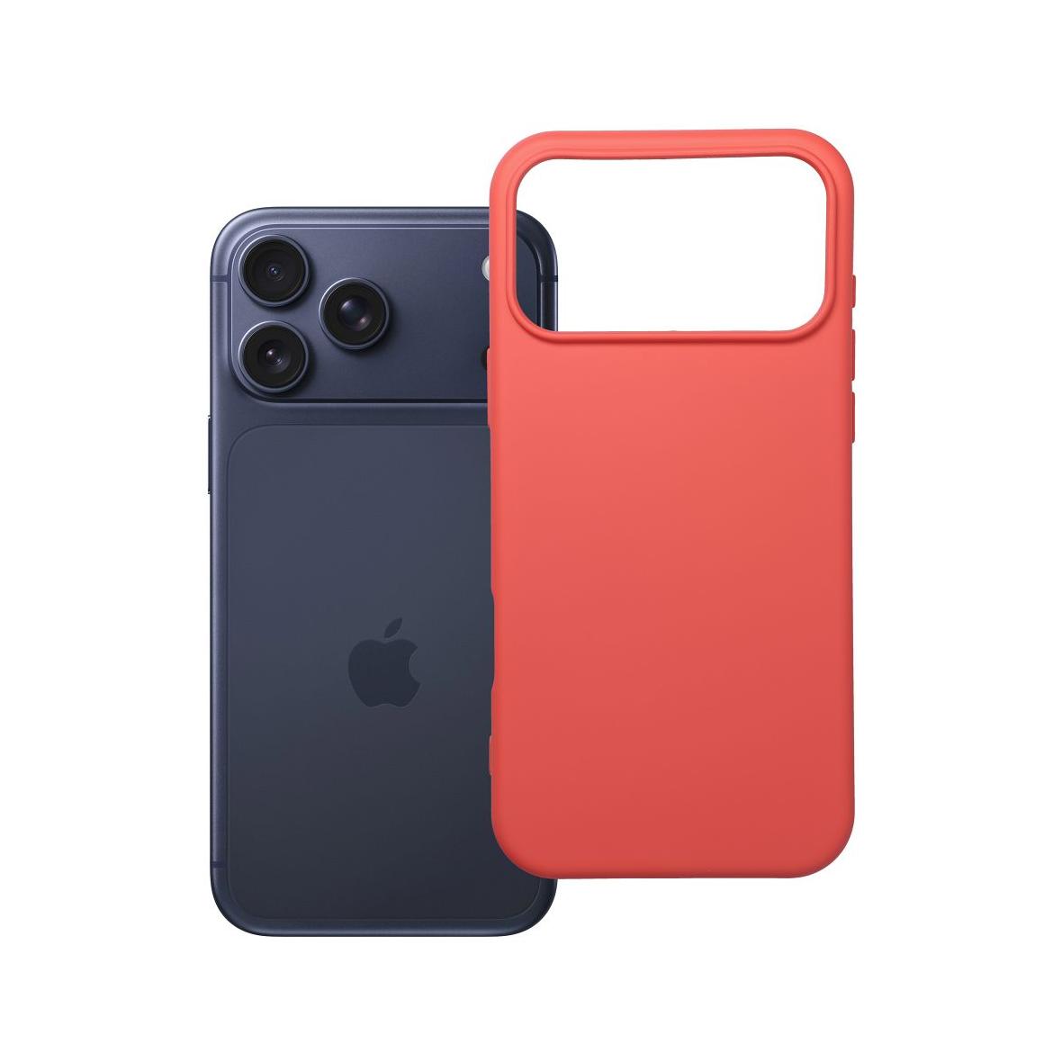Futerał do iPhone 17 PRO MAX Silicone brzoskwiniowy