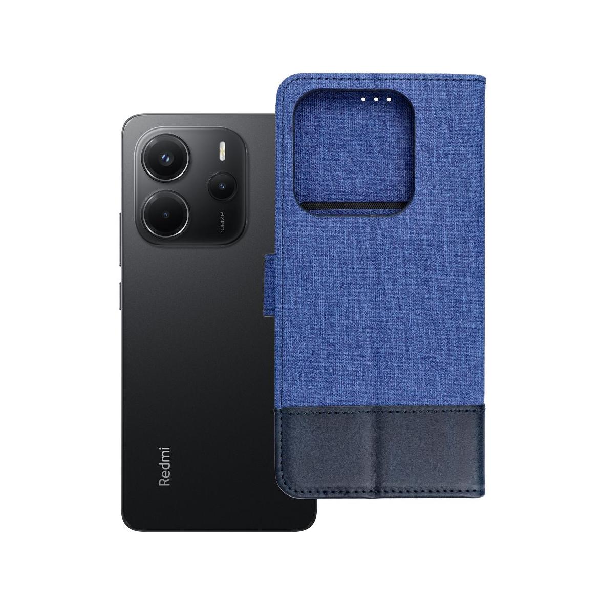 Etui z klapką na Xiaomi Redmi Note 14 5G Gomma Book niebieskie
