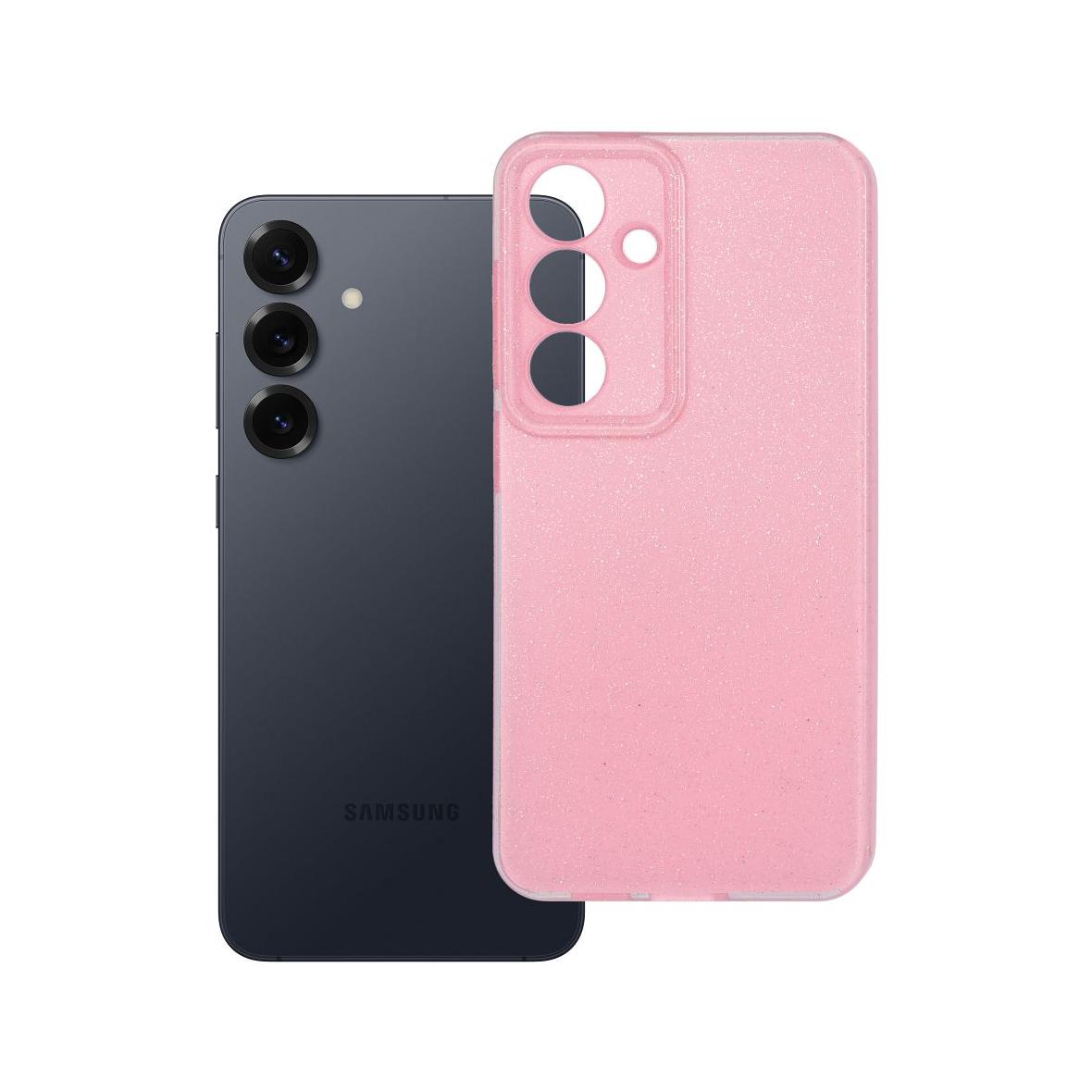 Futerał do Samsung S25 Clear Case 2 mm Blink różowy