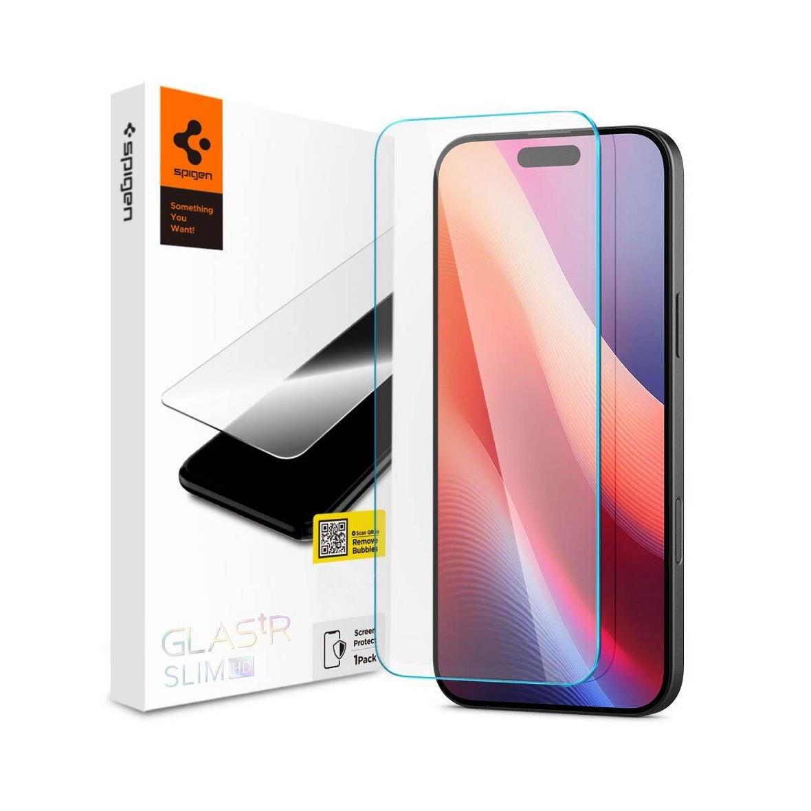 SPIGEN szkło hartowane GLAS.TR SLIM do IPHONE 16 Pro clear