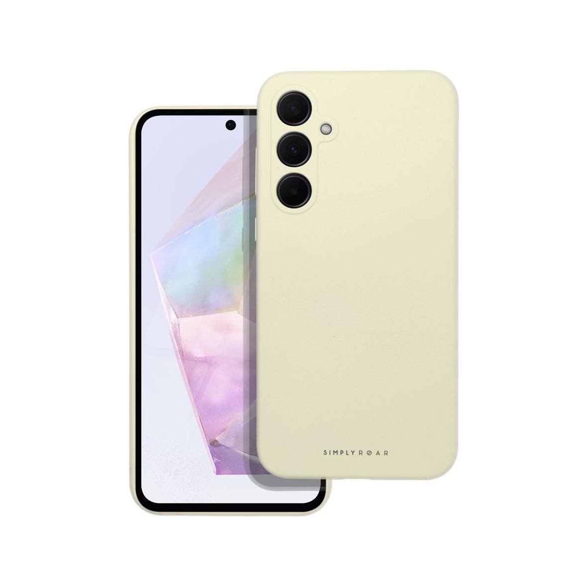 ROAR futerał CLOUD SKIN do SAMSUNG A35 5G Jasnożółty