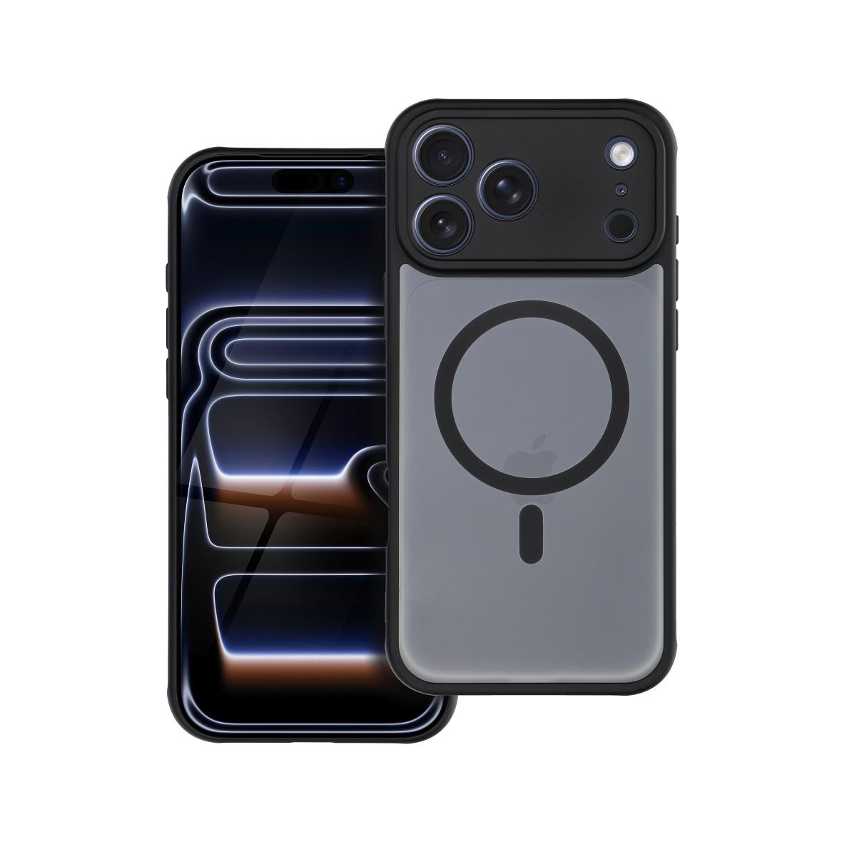 Futerał FULL MATTE MAG COVER kompatybilny z MagSafe do IPHONE 17 Pro Max (full ring) czarny