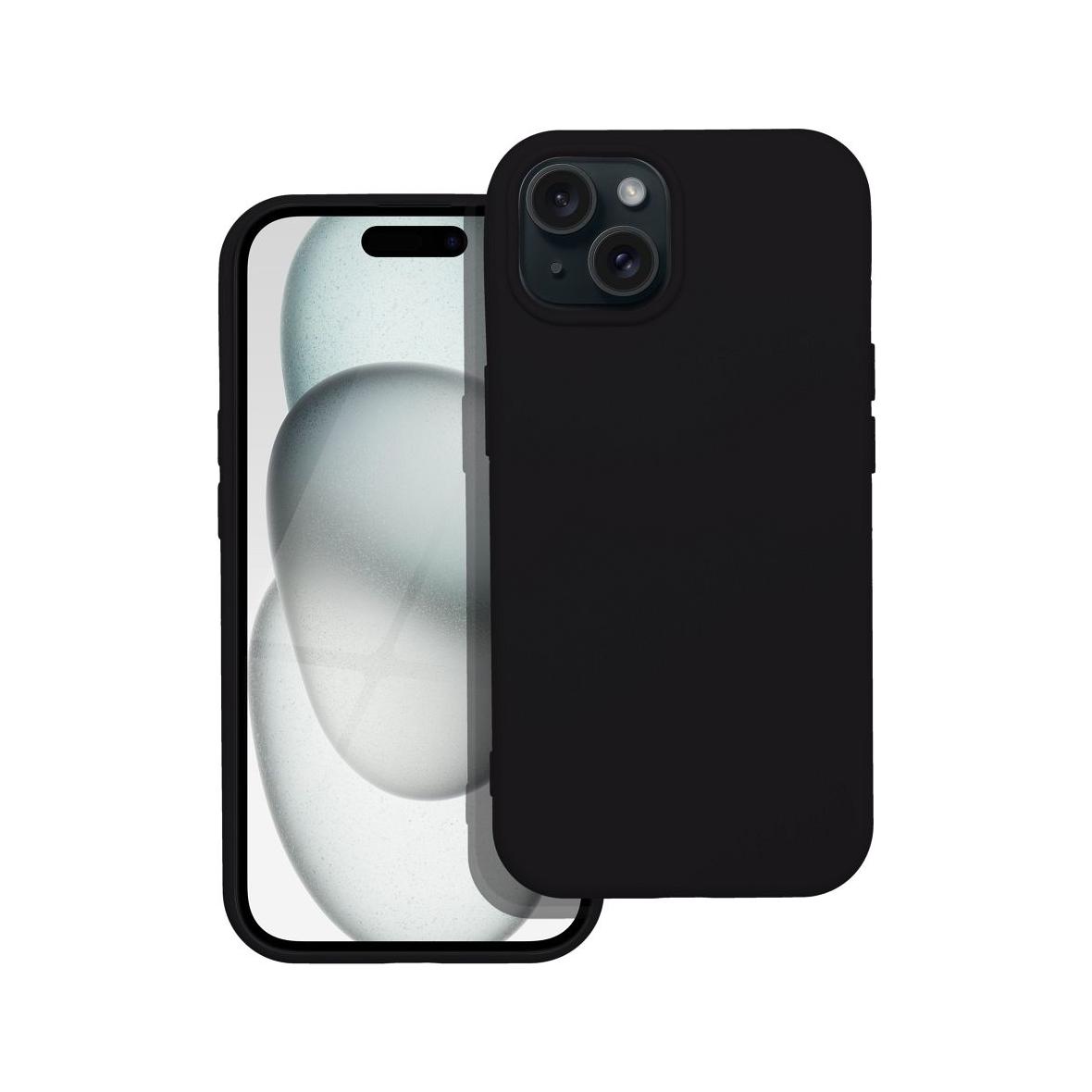 Futerał do iPhone 15 PLUS Silicone czarny