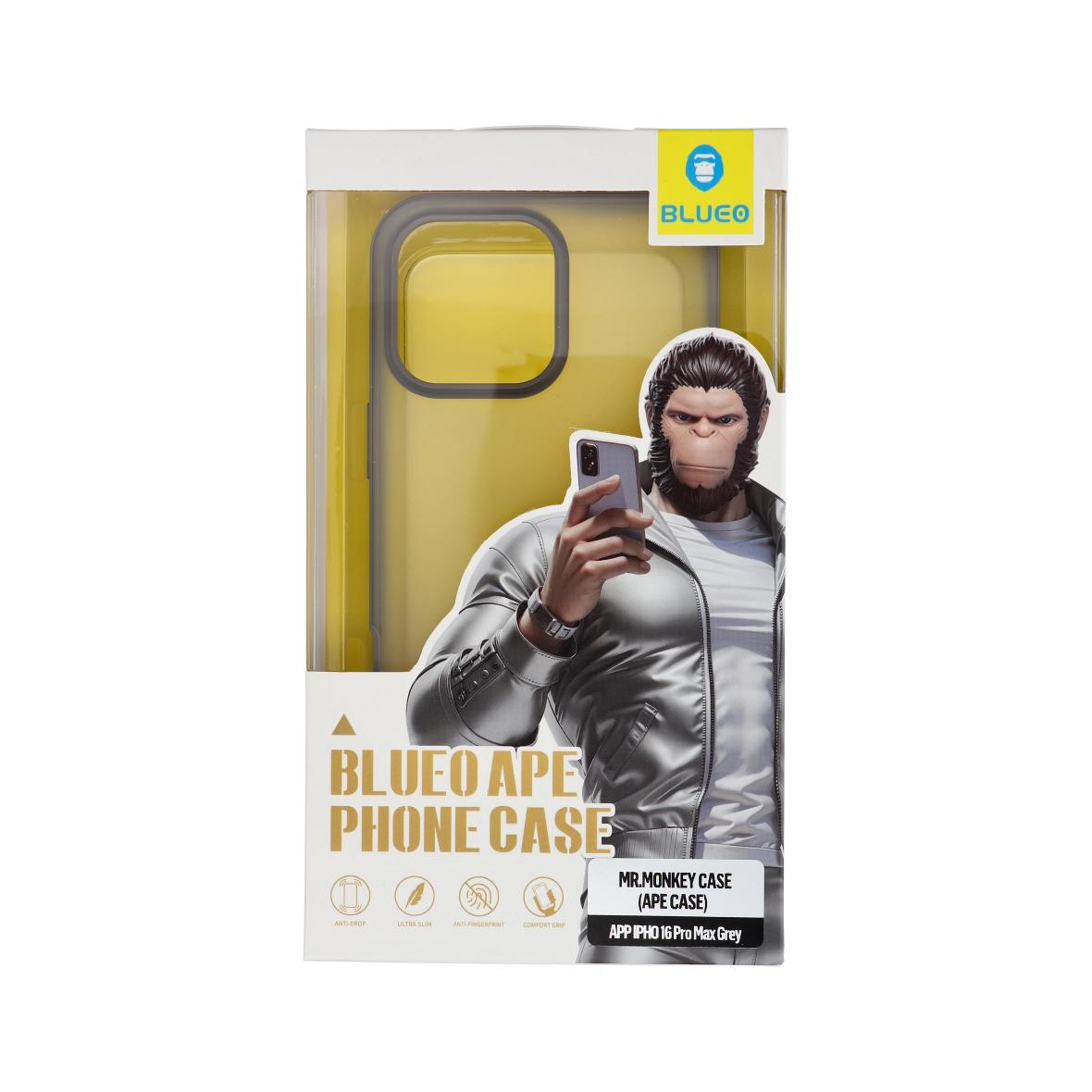 BLUEO APE Phone Case - Apple iPhone 16 Pro Max szary