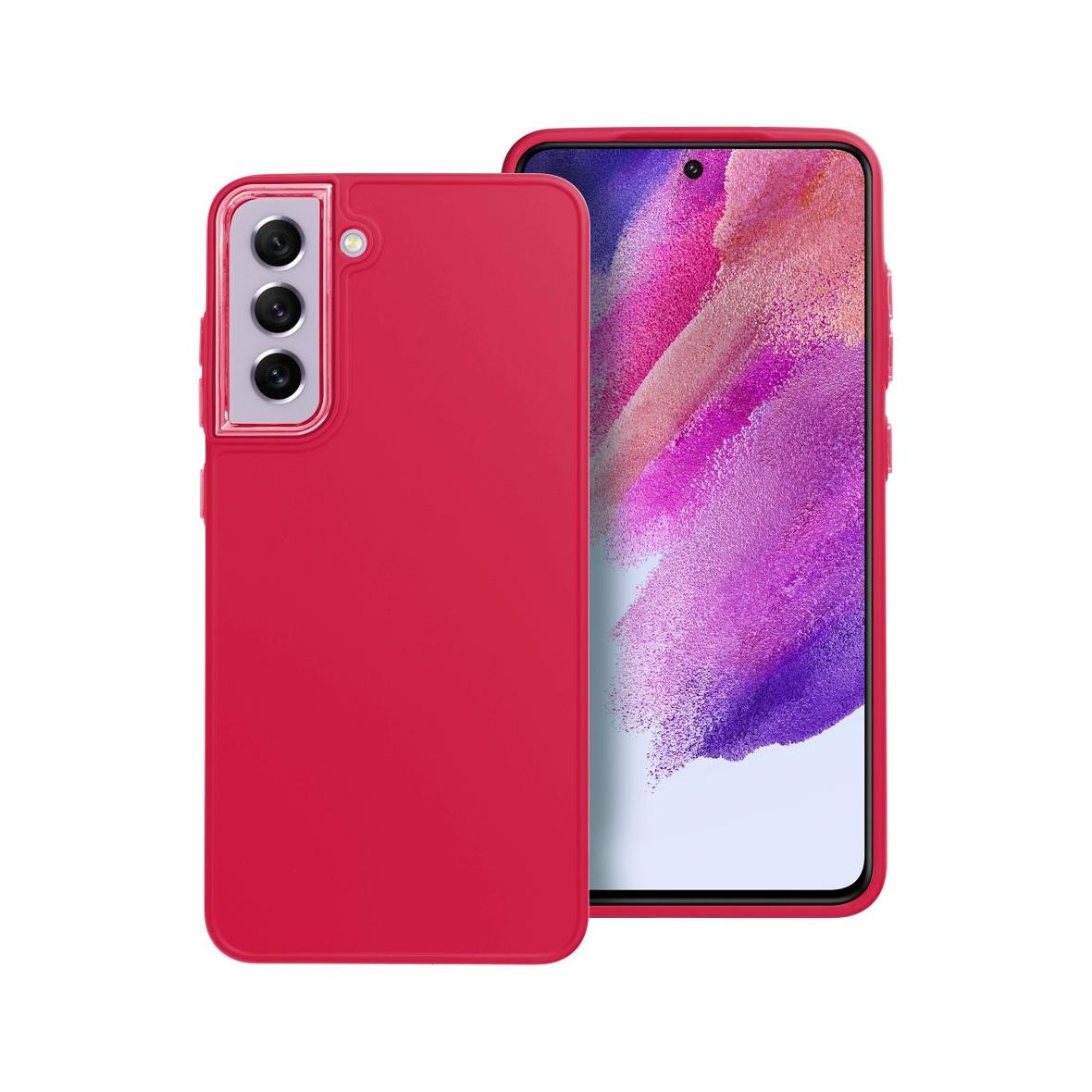 Futerał do Samsung S21 FE Frame magenta