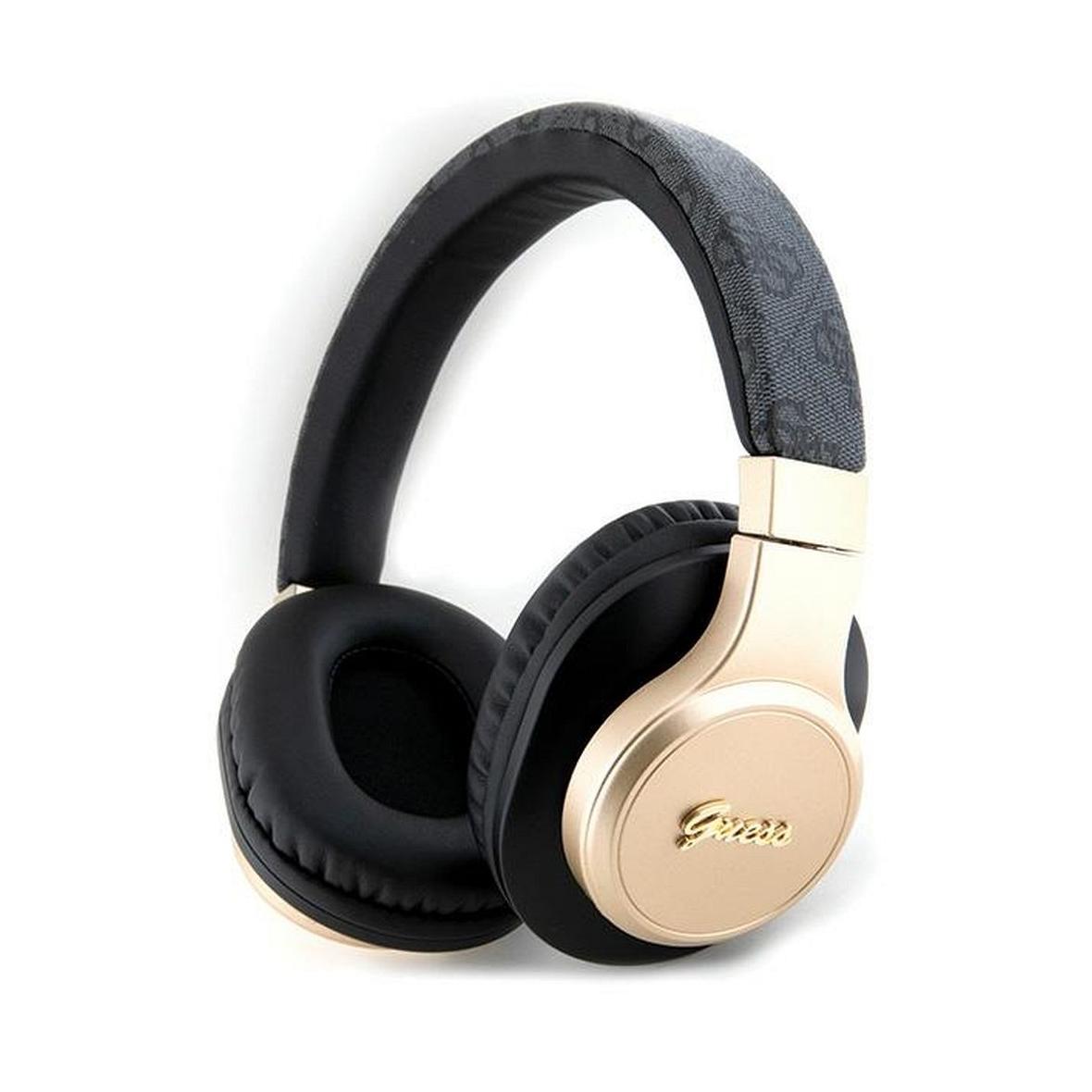GUESS słuchawki bezprzewodowe bluetooth nauszne GUBH604GEMK (4G Script) czarne