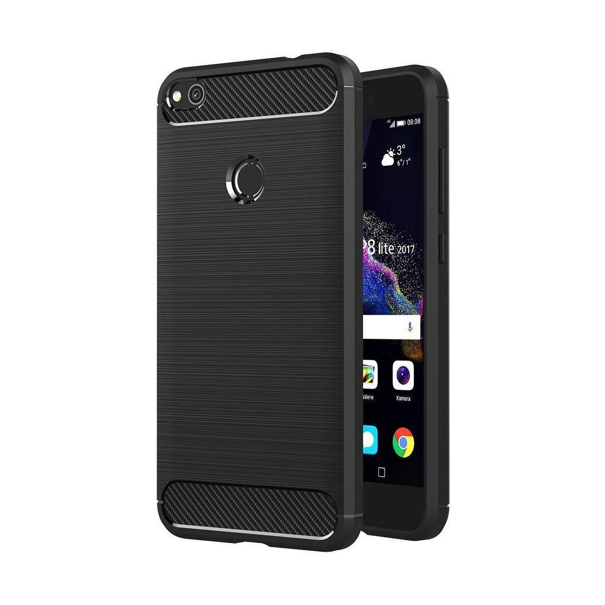 Futerał do Huawei  P8 LITE 2017 / P9 LITE 2017 Carbon czarny