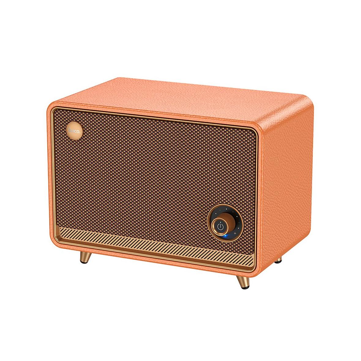 Głośnik bluetooth retro 30W 10h Hoco BS65 pomarańczowy