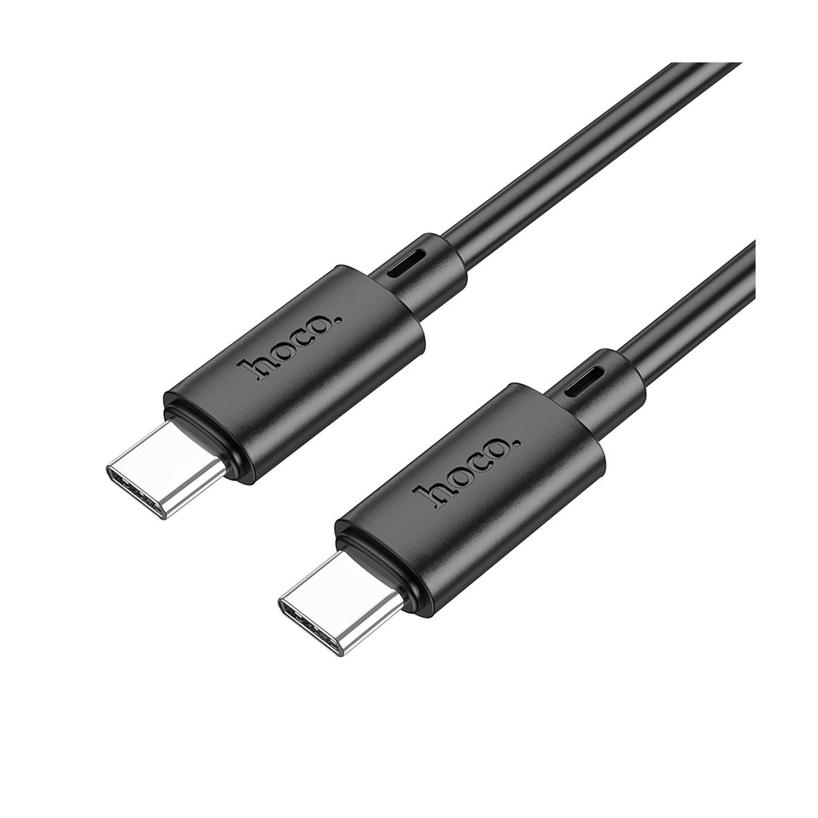 Kabel USB C do USB C Hoco PD 3A 60W 1 m X88 czarny