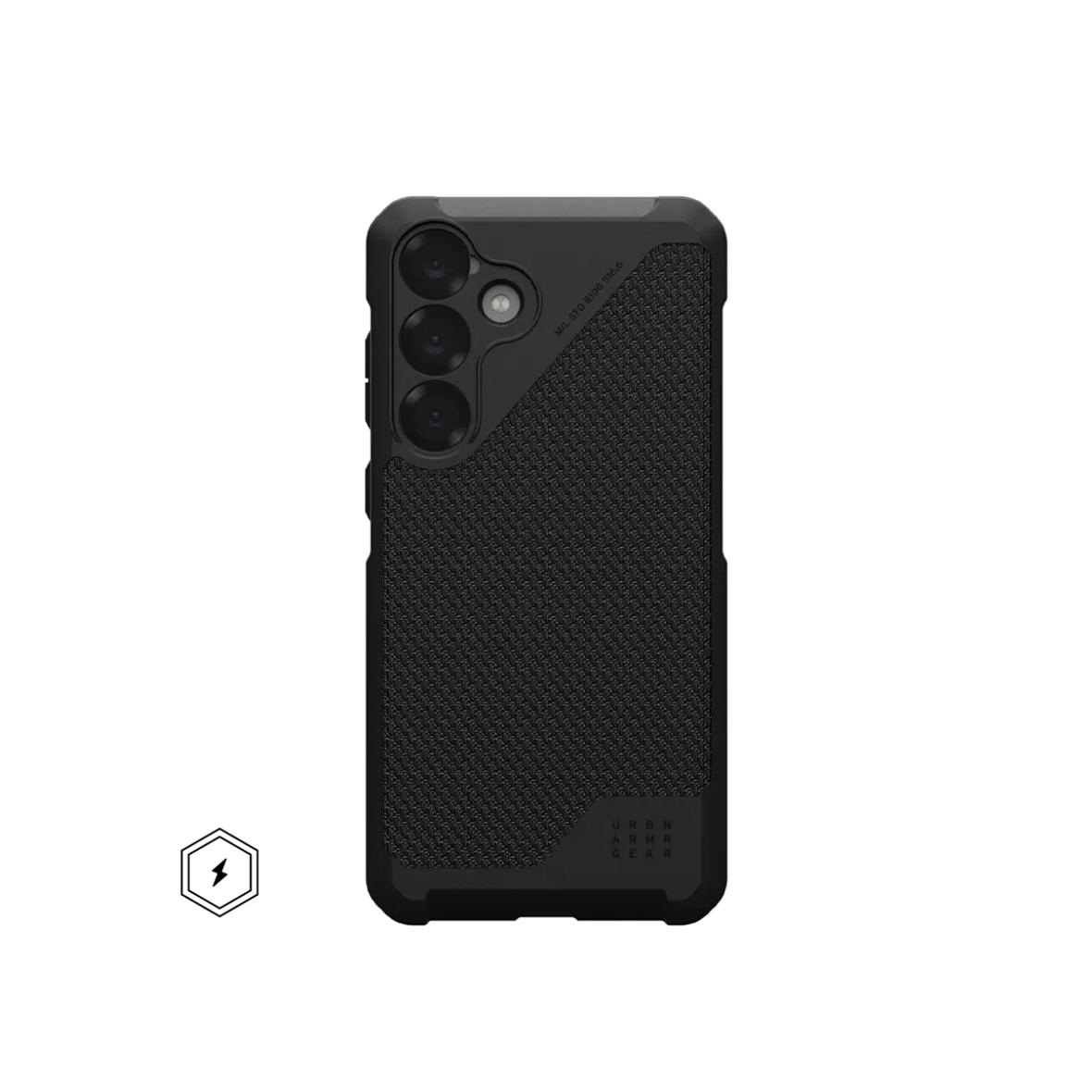 UAG Urban Armor Gear futerał METROPOLIS LT MAGNET z wbudowanym modułem magnetycznym do SAMSUNG S25 Plus 5G kevlar black