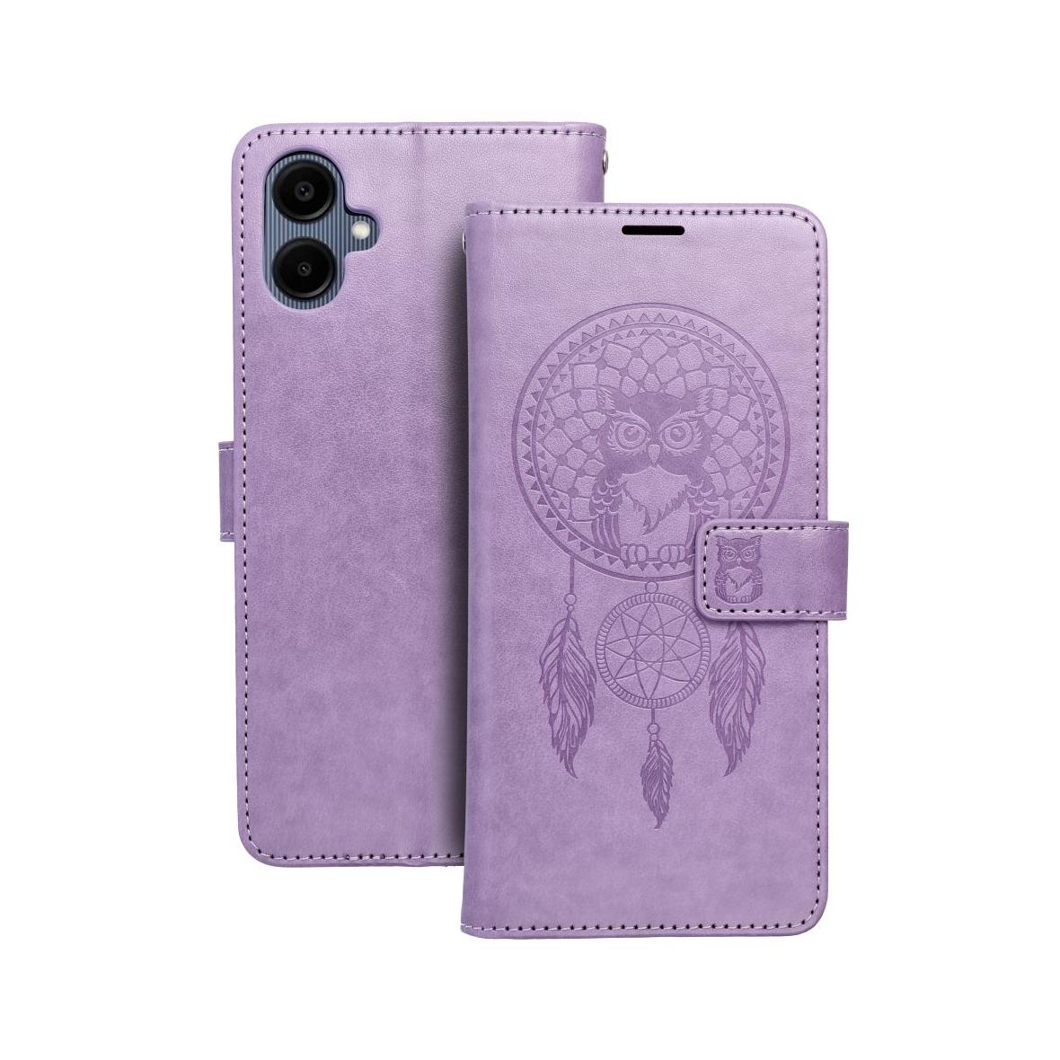 Etui z klapką na Samsung A06 Mezzo Book łapacz snów fioletowe