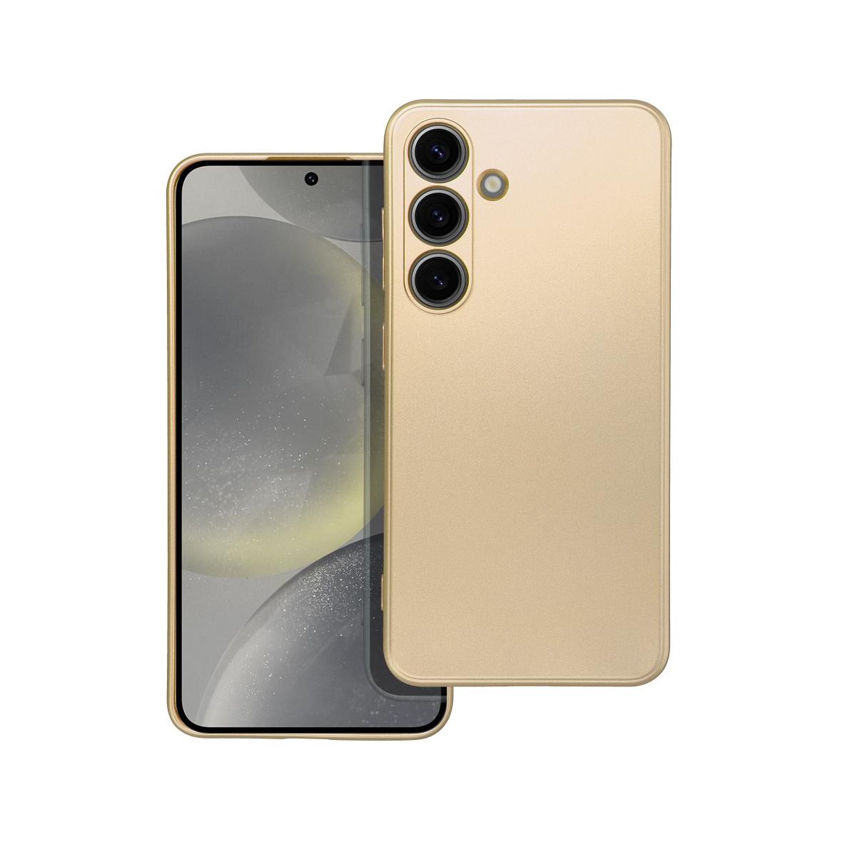 Futerał do Samsung S24 Metallic złoty