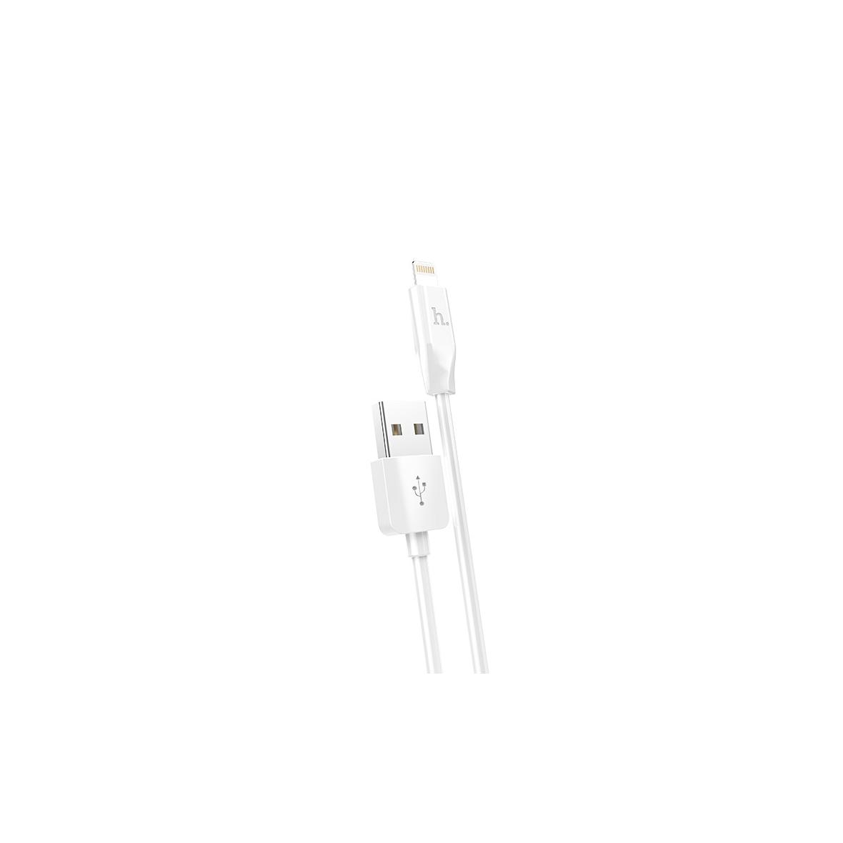 Kabel USB A do Lightning Hoco 2,1A 2 m X1 biały