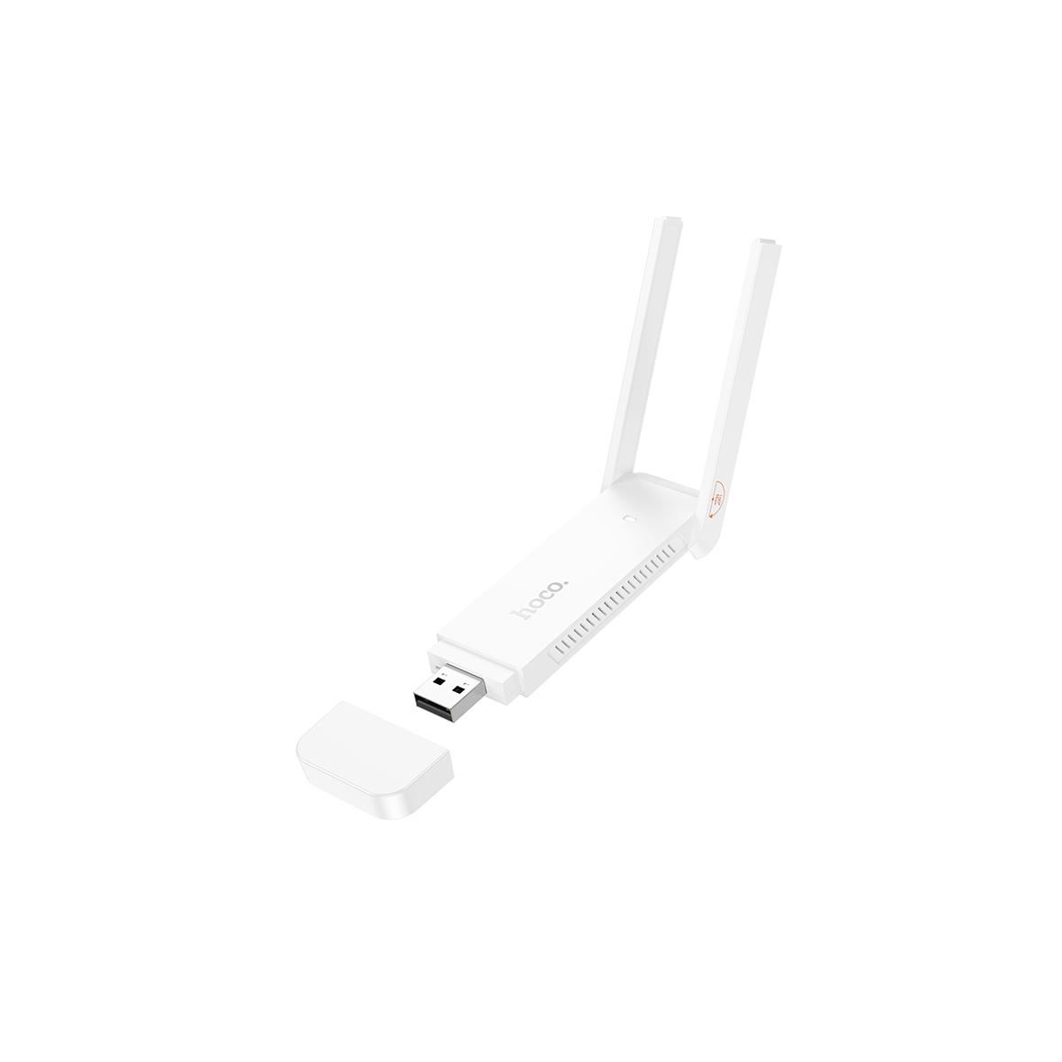 Router bezprzewodowy przenośny USB A Hoco WiFi HI40 biały