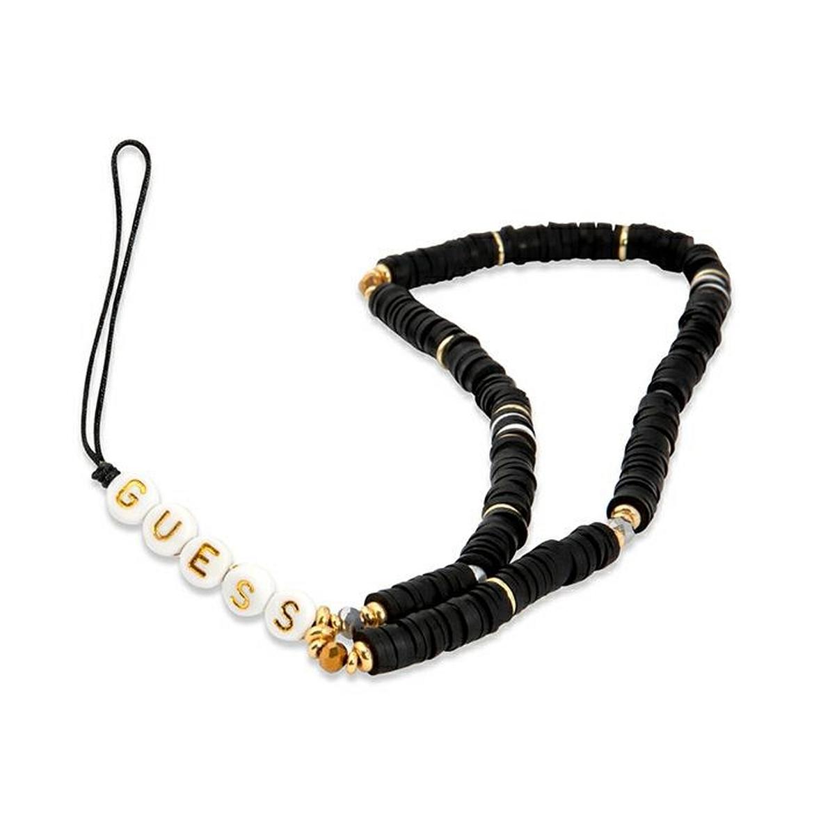 GUESS zawieszka GUSTPEARK (Heishi Beads) czarna