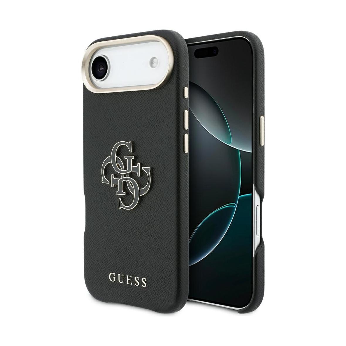 GUESS futerał do IPHONE 17 Air GUHCP17M5PS4RGGK (PU FW Resin Logo) czarny