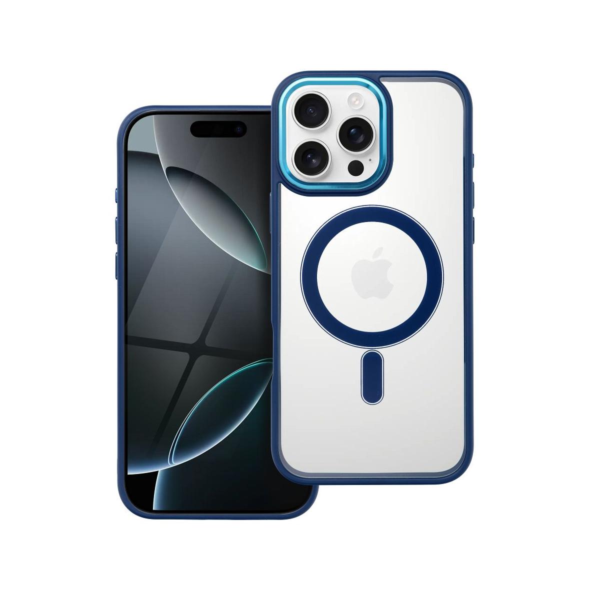 Futerał do iPhone 16 PRO MAX Color Edge Mag Cover zgodny z MagSafe niebieski