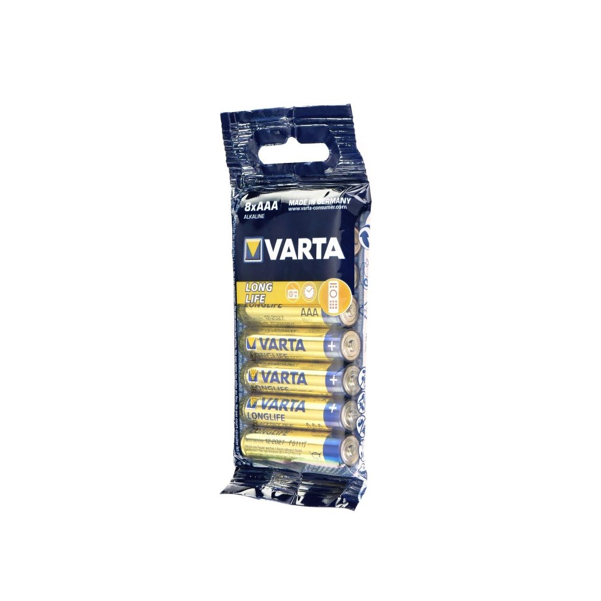 VARTA bateria alkaliczna R3 (AAA) Longlife 8 szt