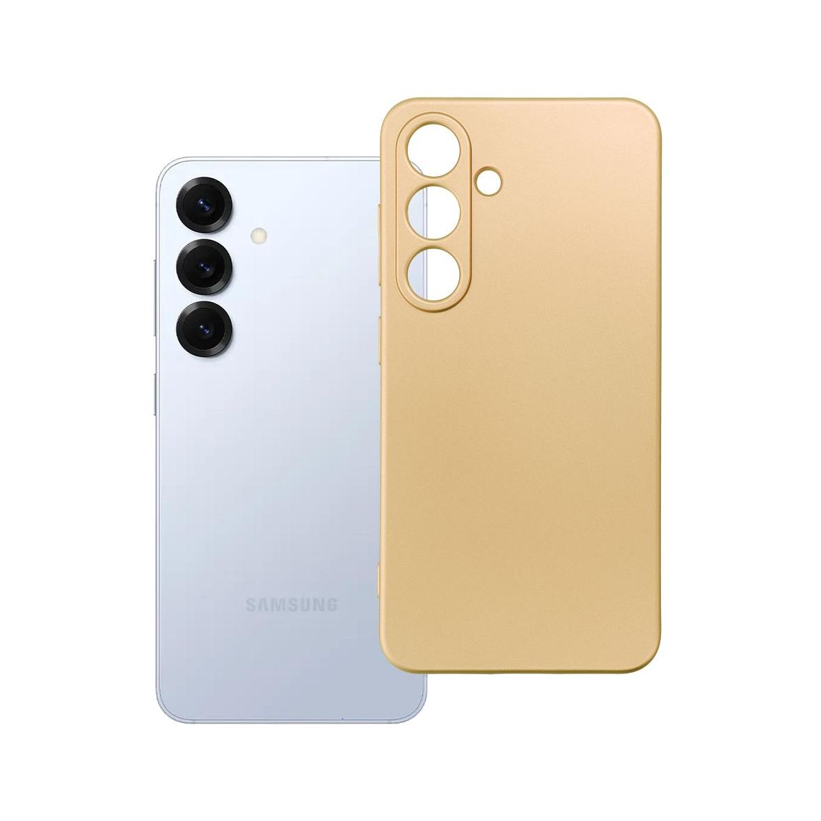 Futerał do Samsung S25 Metallic złoty
