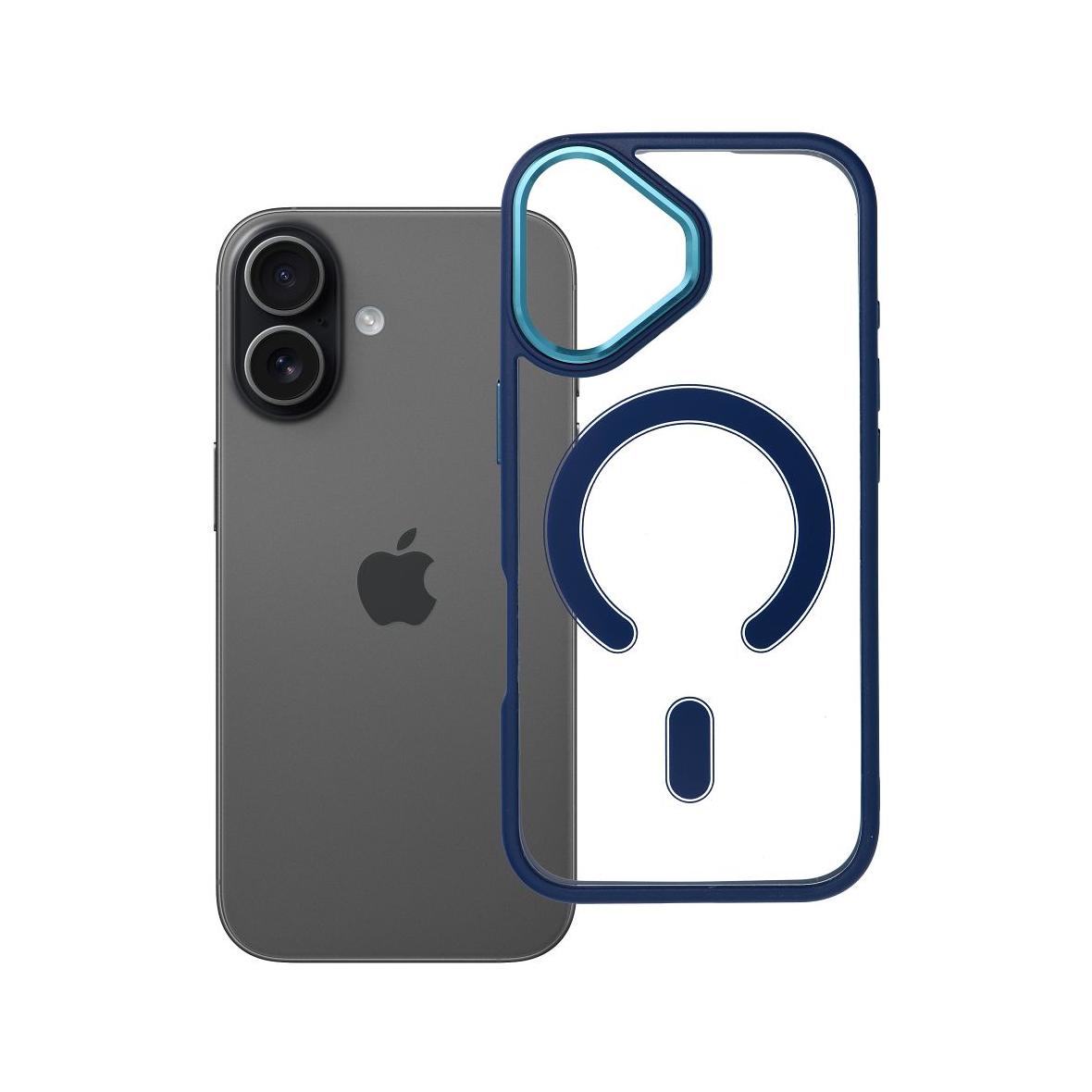 Futerał do iPhone 17 Color Edge Mag Cover zgodny z MagSafe niebieski